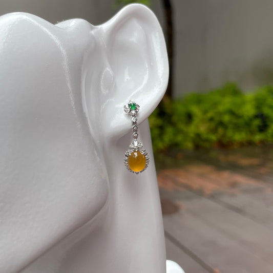 Photography of Jade Earrings