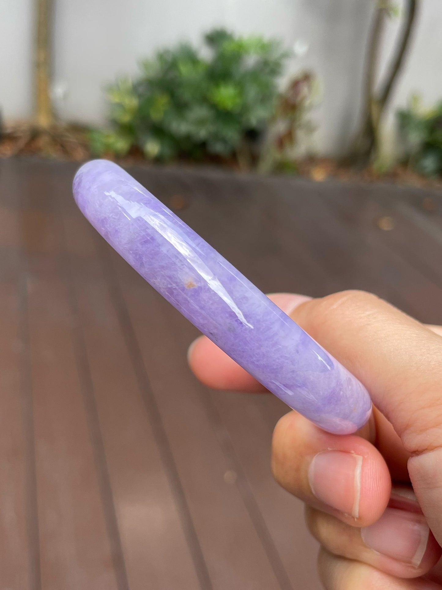 Pink Lavender Jade Bangle | 54mm (NJBA127)