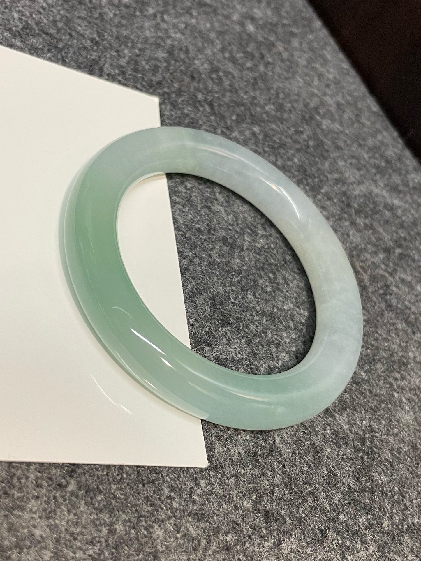 Light Green Jade Bangle | 56mm (NJBA156)