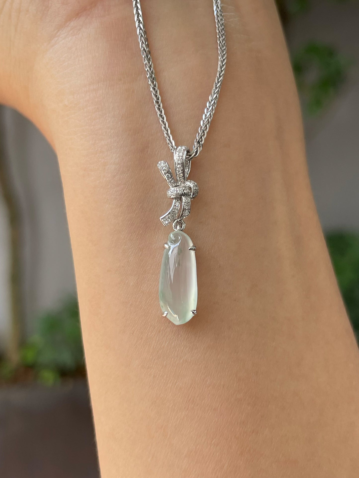 Icy Jade Earrings / Pendants (NJE146)
