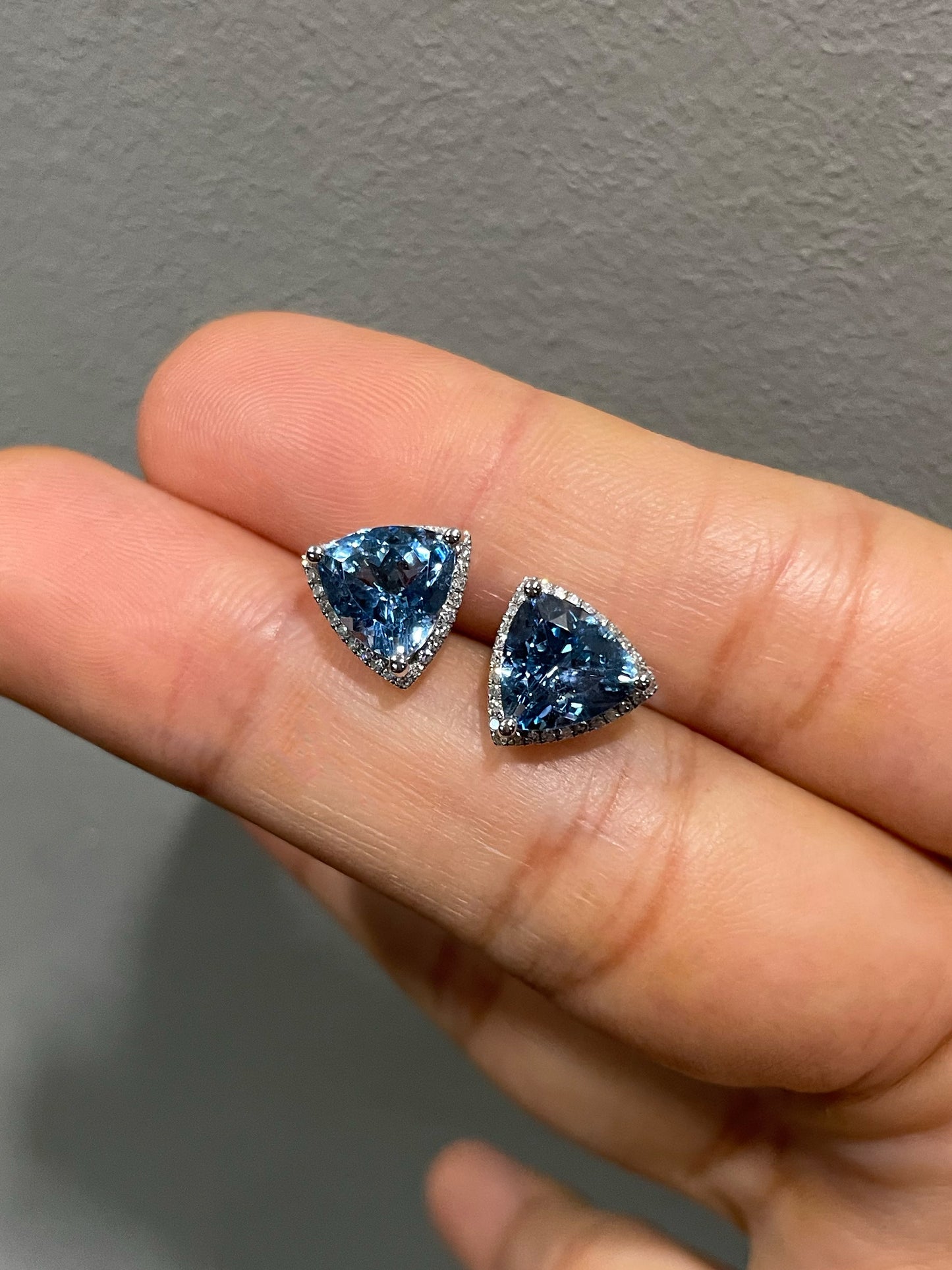 Aquamarine Earrings - 3.55CT (NJE154)