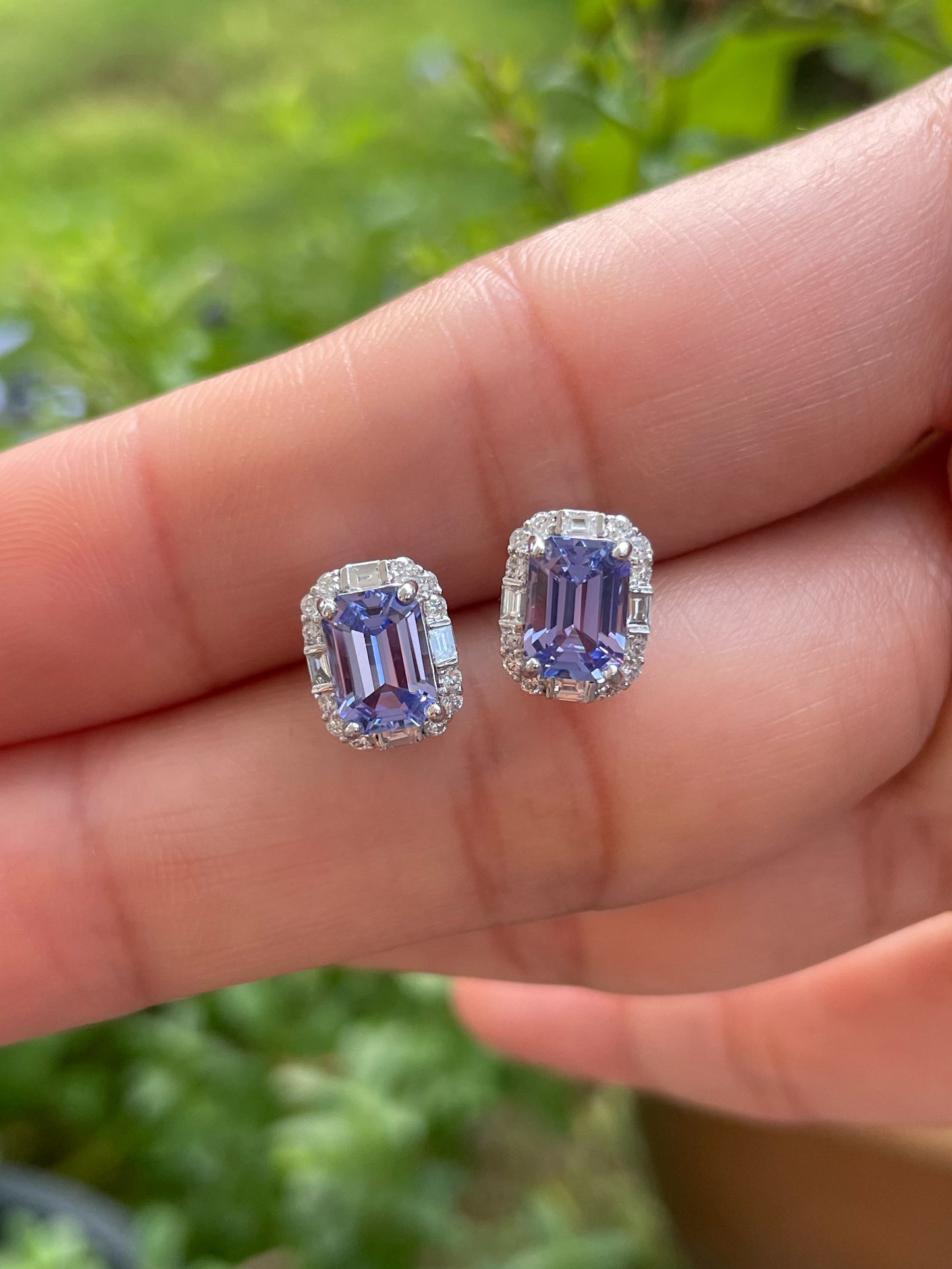 Tanzanite Earrings - 2.35CTS (NJE182)