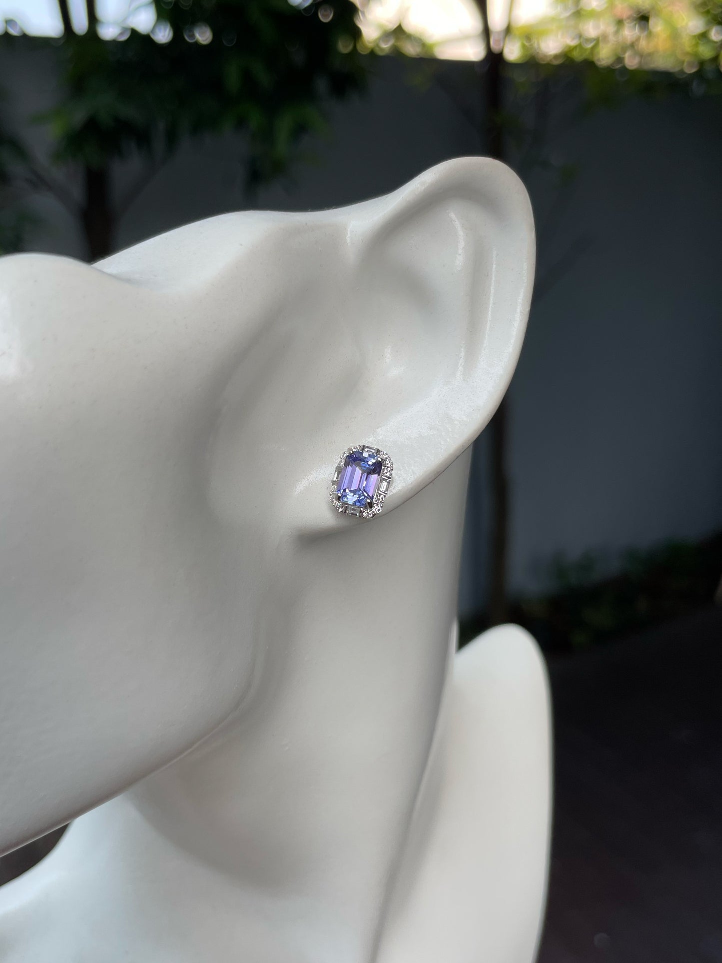 Tanzanite Earrings - 2.35CTS (NJE182)
