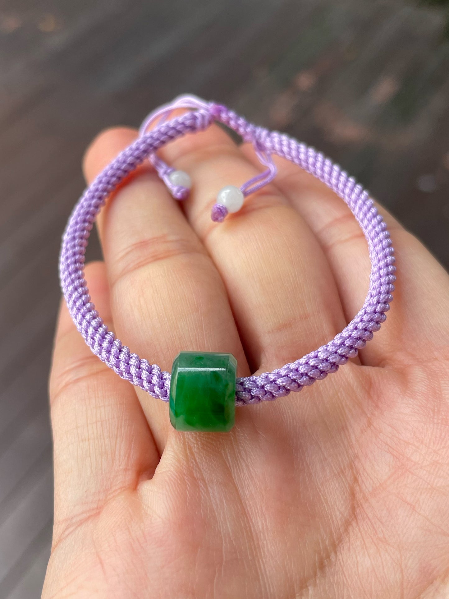 Green Jade Barrel Pendant - Lu Lu Tong 路路通 (NJP102)