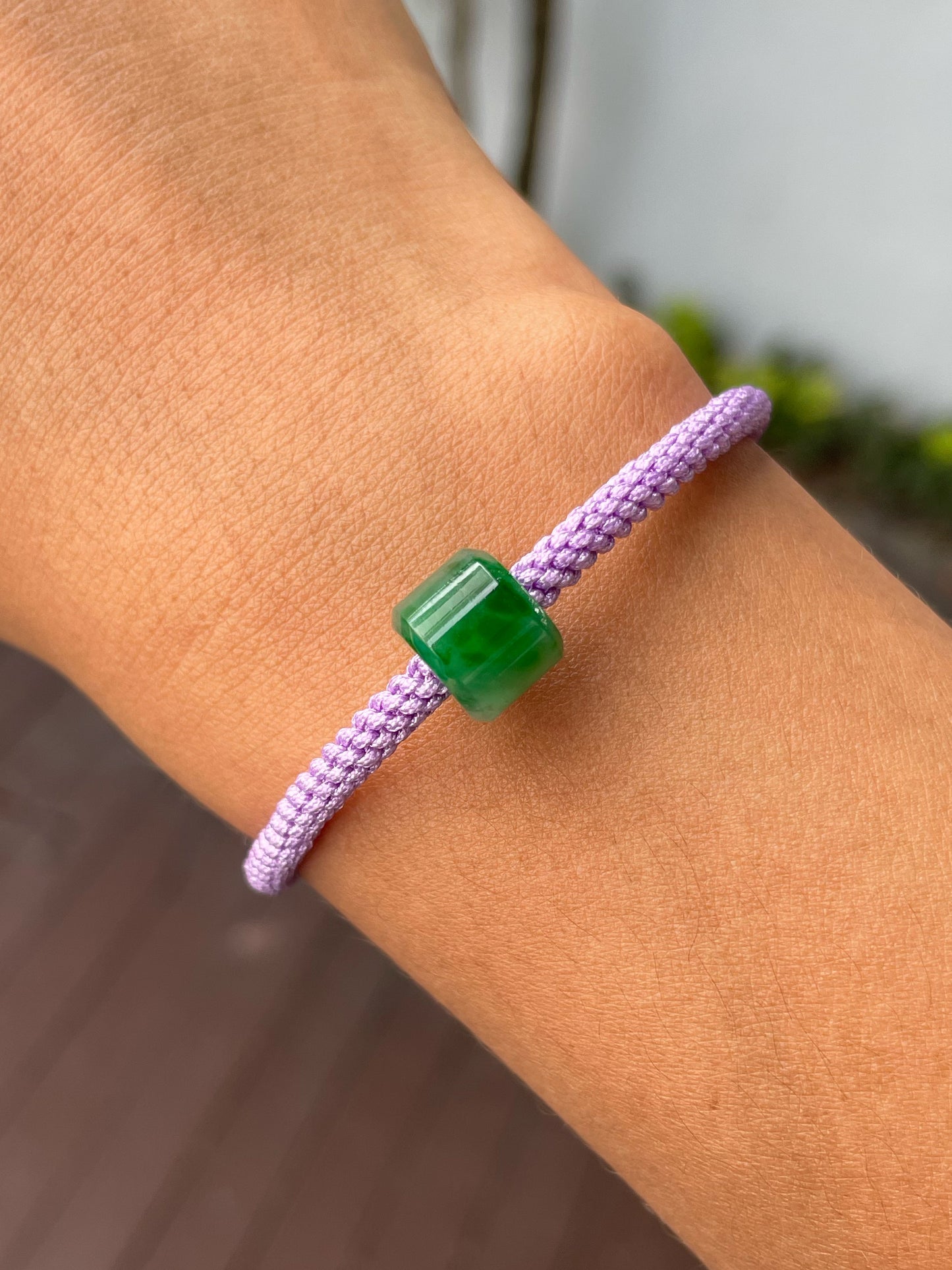 Green Jade Barrel Pendant - Lu Lu Tong 路路通 (NJP102)