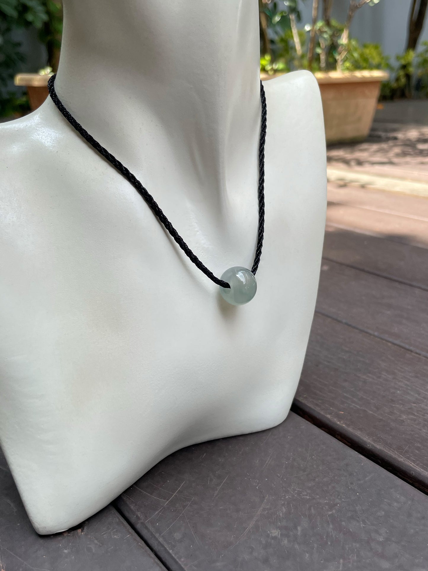 Icy Jade Barrel Pendant - Lu Lu Tong 路路通 (NJP111)