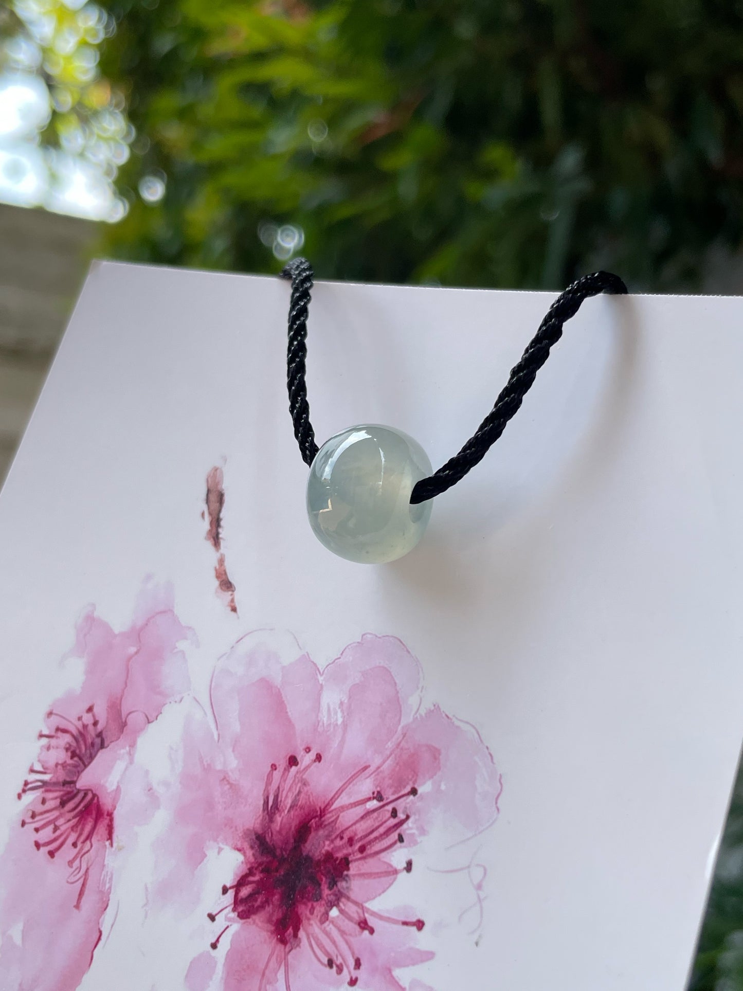 Icy Jade Barrel Pendant - Lu Lu Tong 路路通 (NJP111)