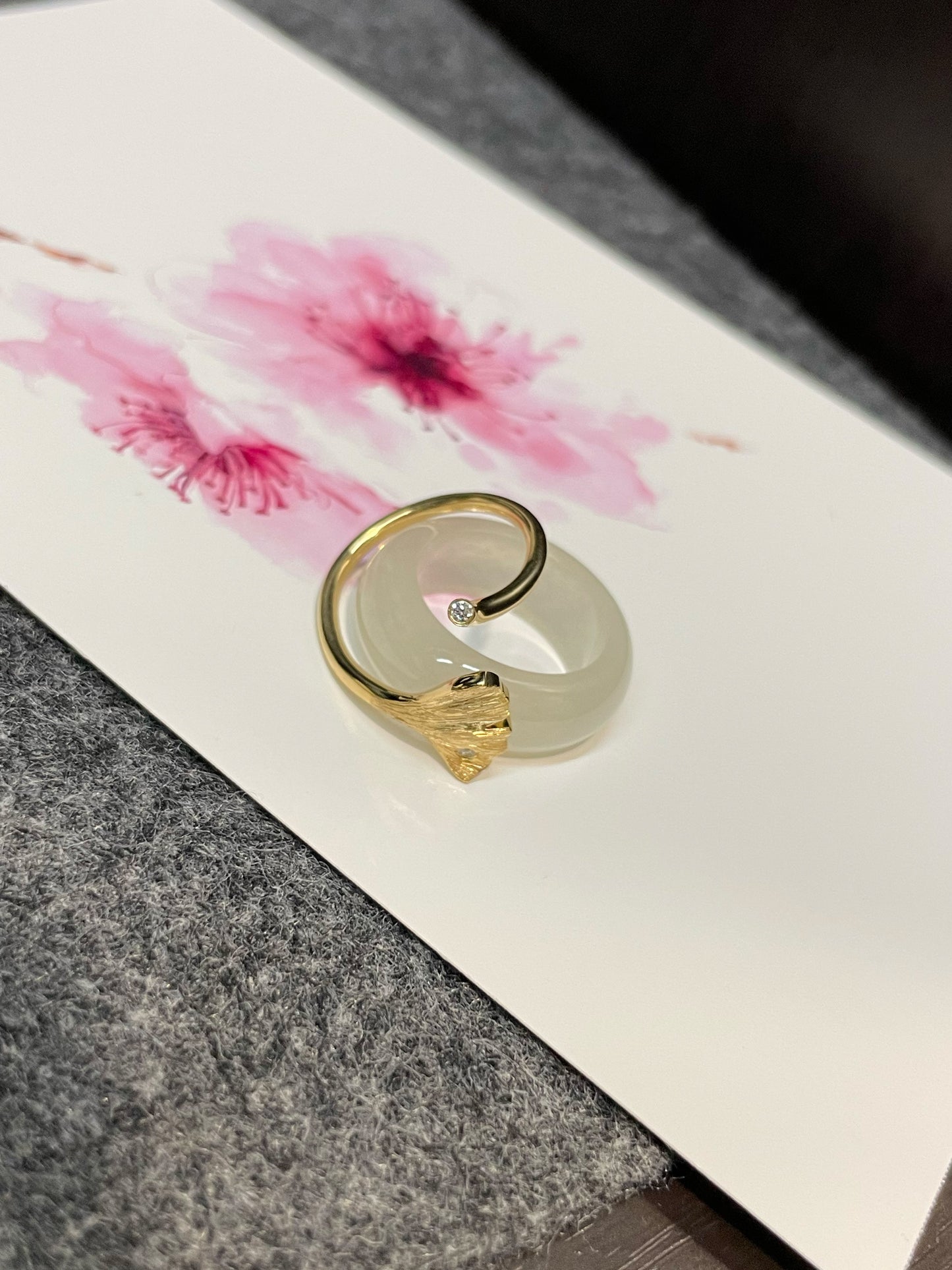 Icy Jade Abacus Ring | HK 11.5 (NJR164)