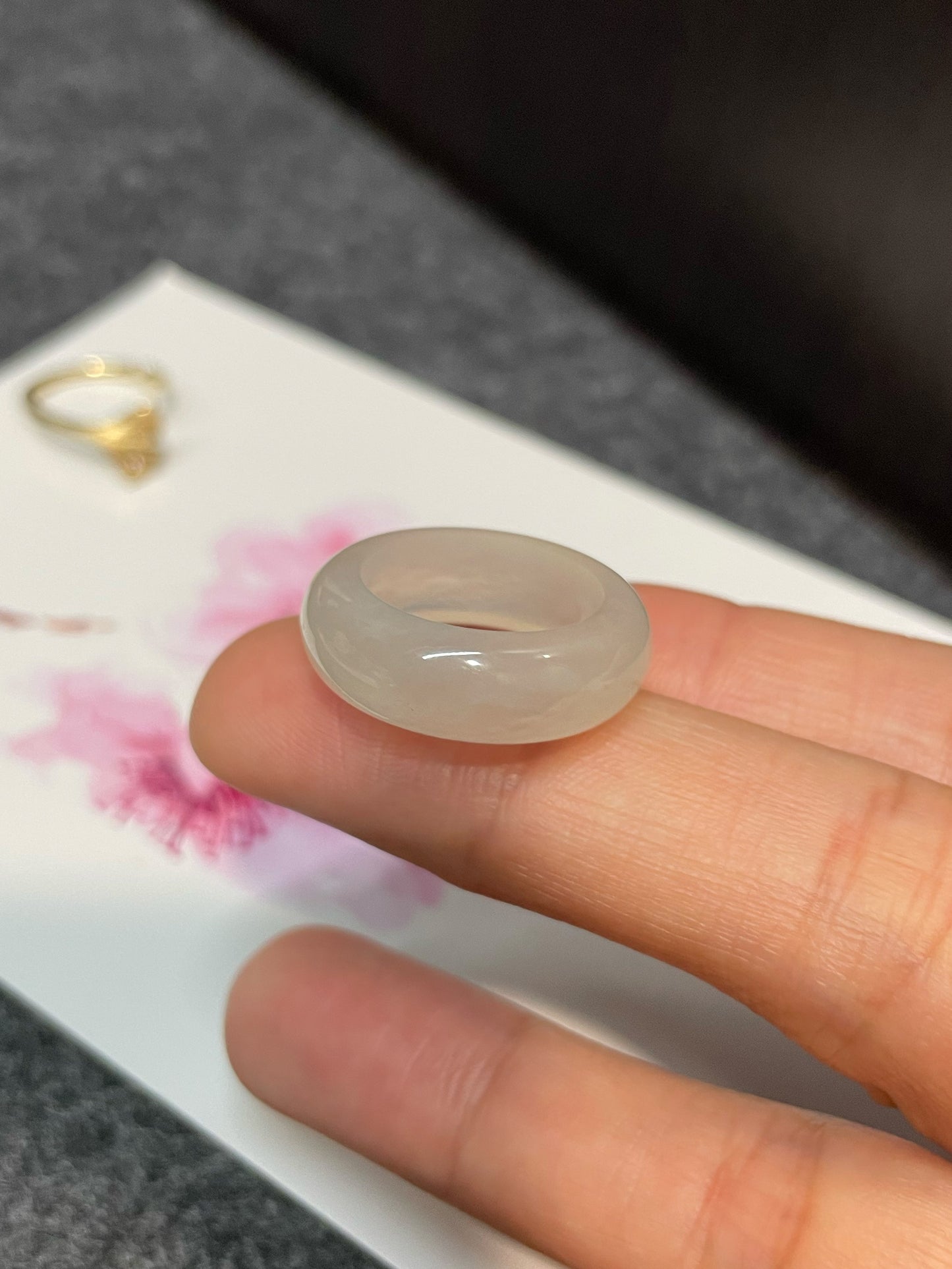 Icy Jade Abacus Ring | HK 11.5 (NJR164)