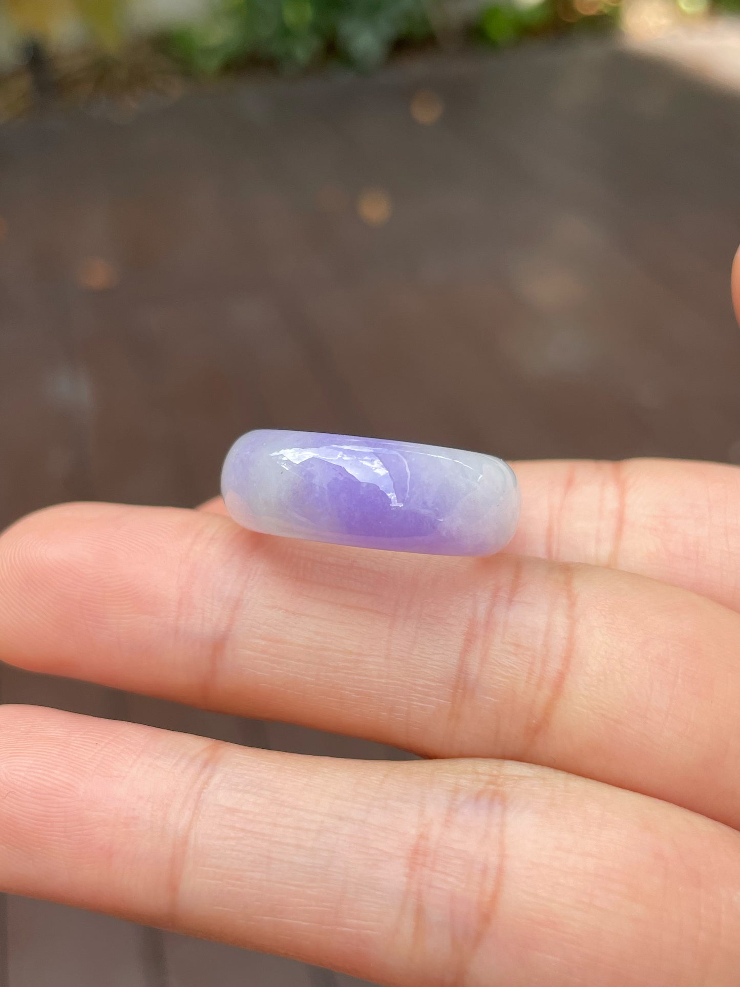Lavender Jade Abacus Ring | HK 16 (NJR163)