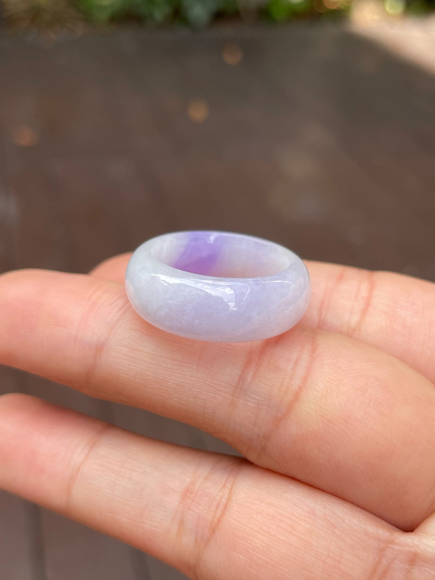 Lavender Jade Abacus Ring | HK 16 (NJR163)