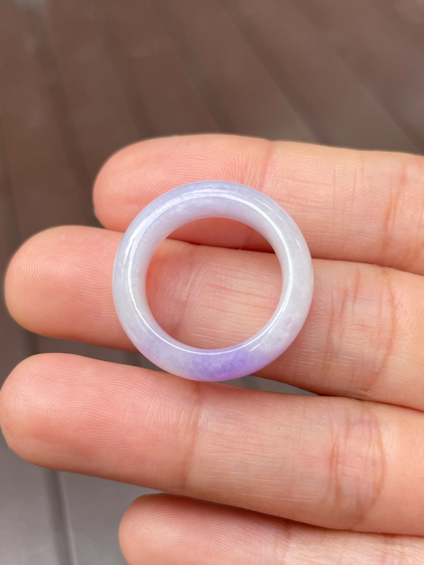 Lavender Jade Abacus Ring | HK 16 (NJR163)