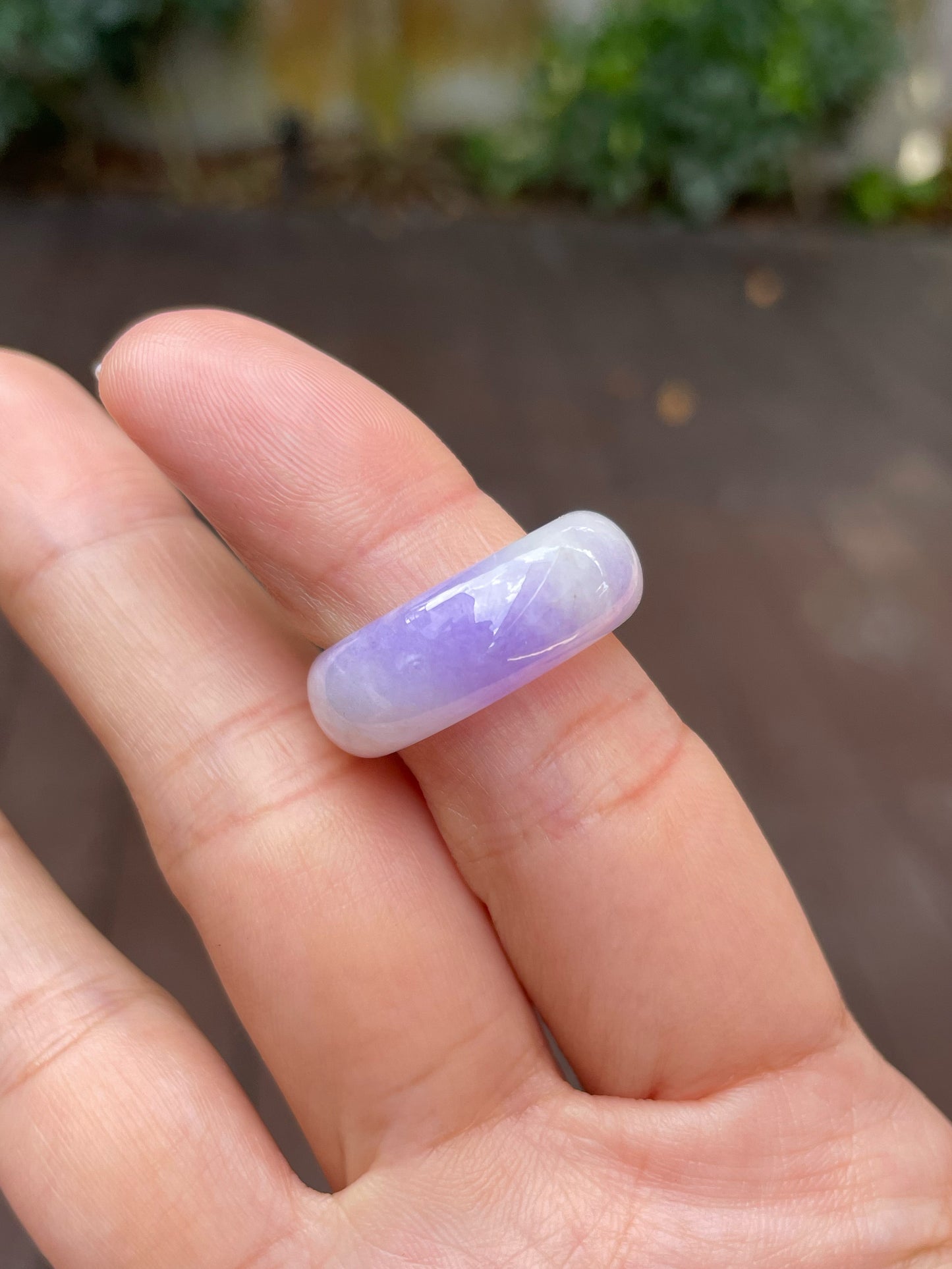Lavender Jade Abacus Ring | HK 16 (NJR163)