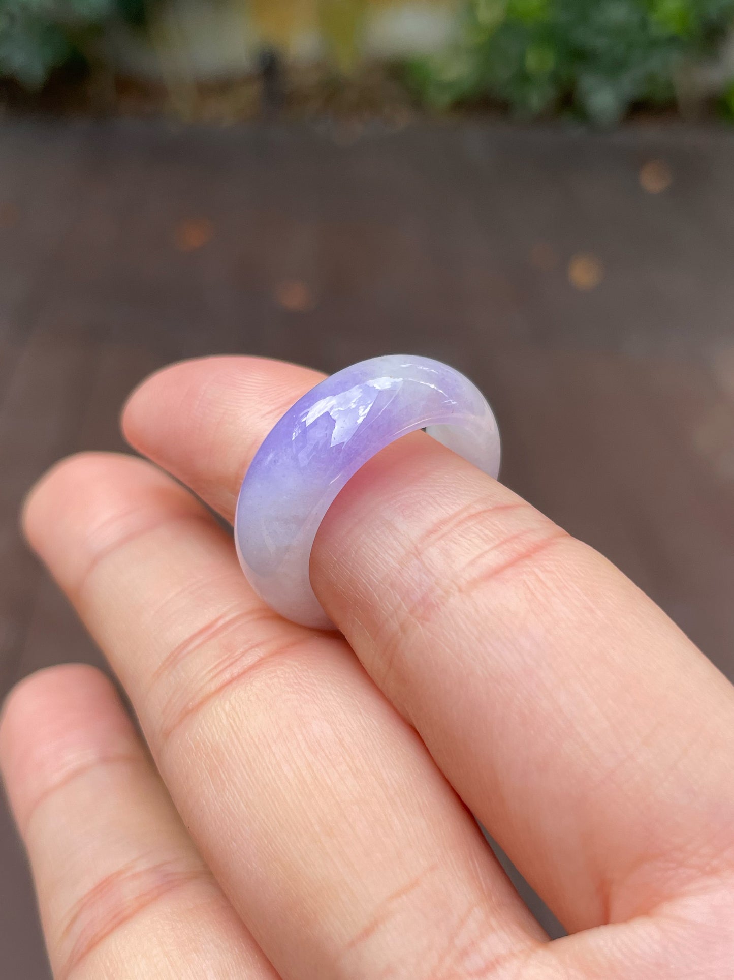 Lavender Jade Abacus Ring | HK 16 (NJR163)