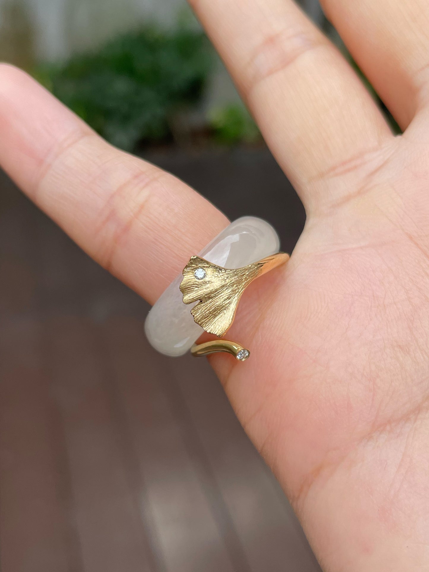 Icy Jade Abacus Ring | HK 11.5 (NJR164)
