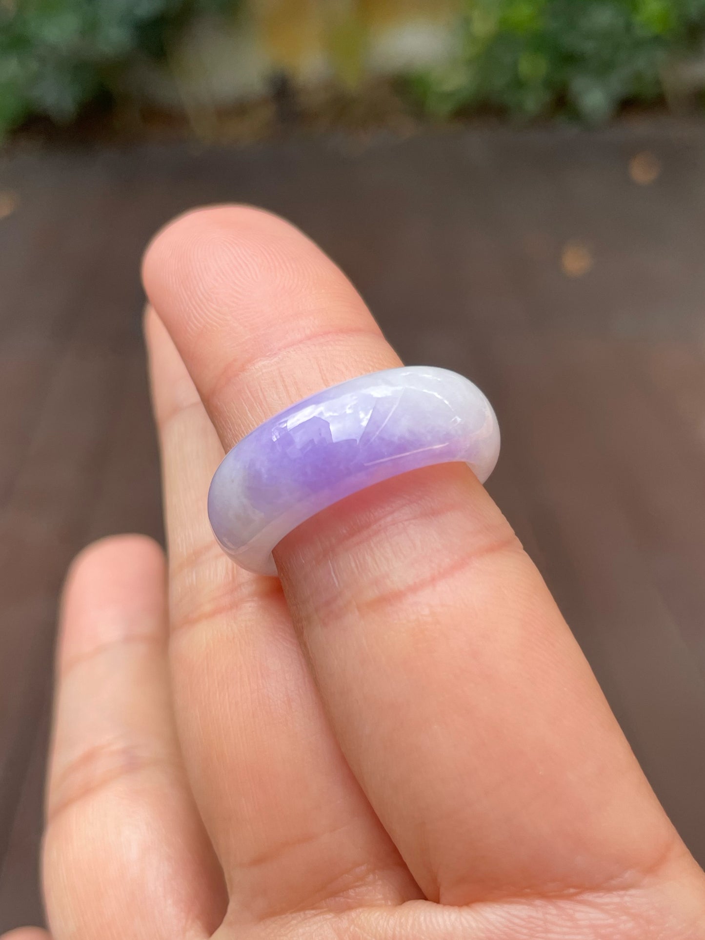 Lavender Jade Abacus Ring | HK 16 (NJR163)