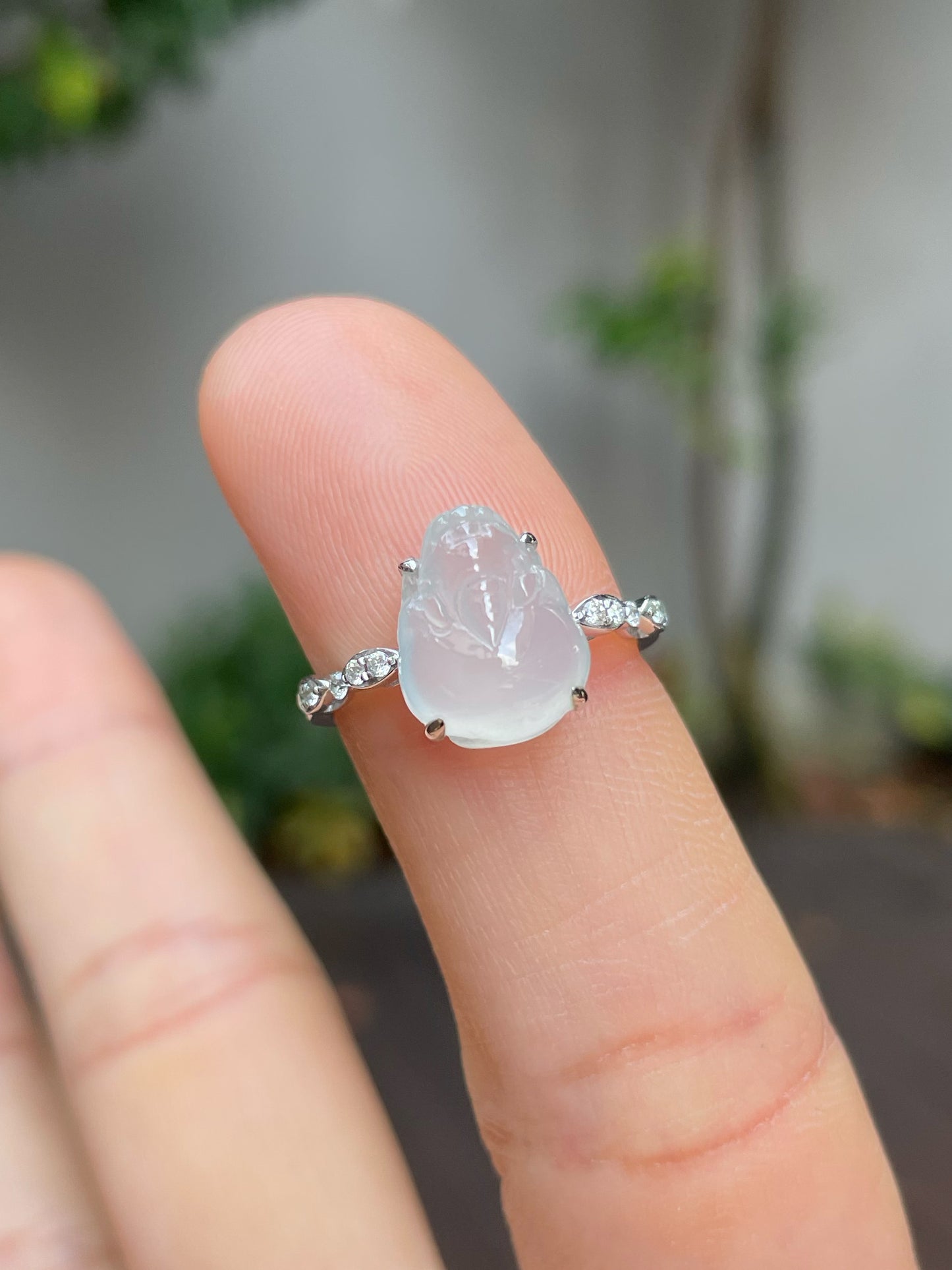 Icy Jade Ring - Golden Toad (NJR175)