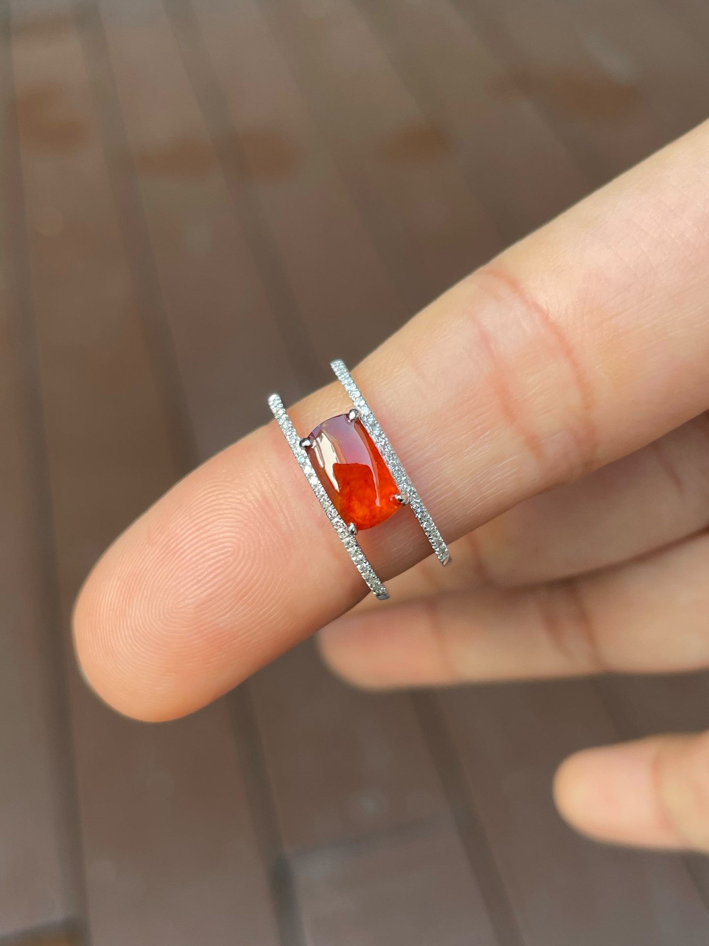 Red Jade Ring (NJR181)