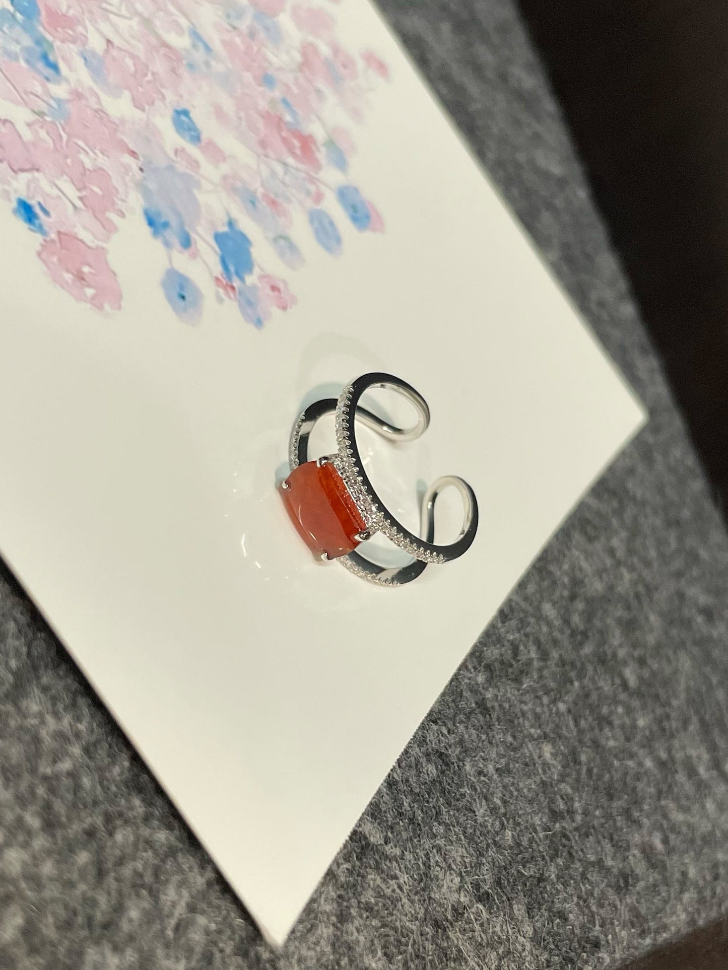 Red Jade Ring (NJR181)