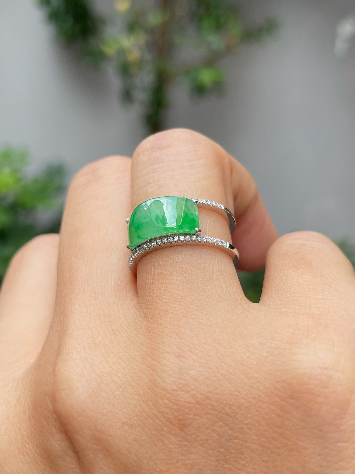 Green Jade Ring (NJR186)