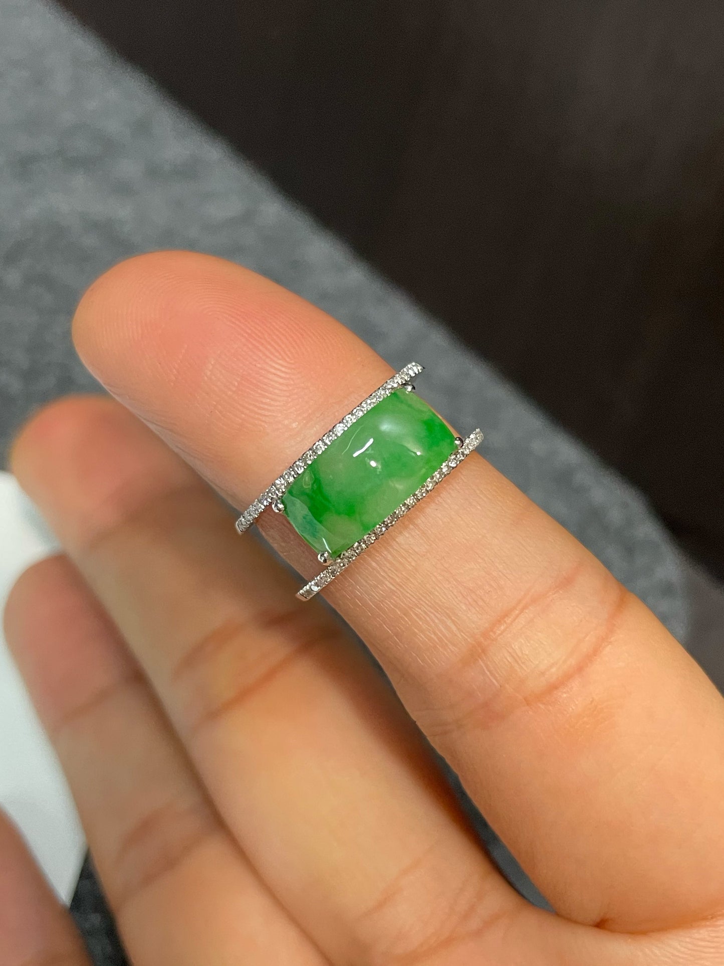 Green Jade Ring (NJR186)