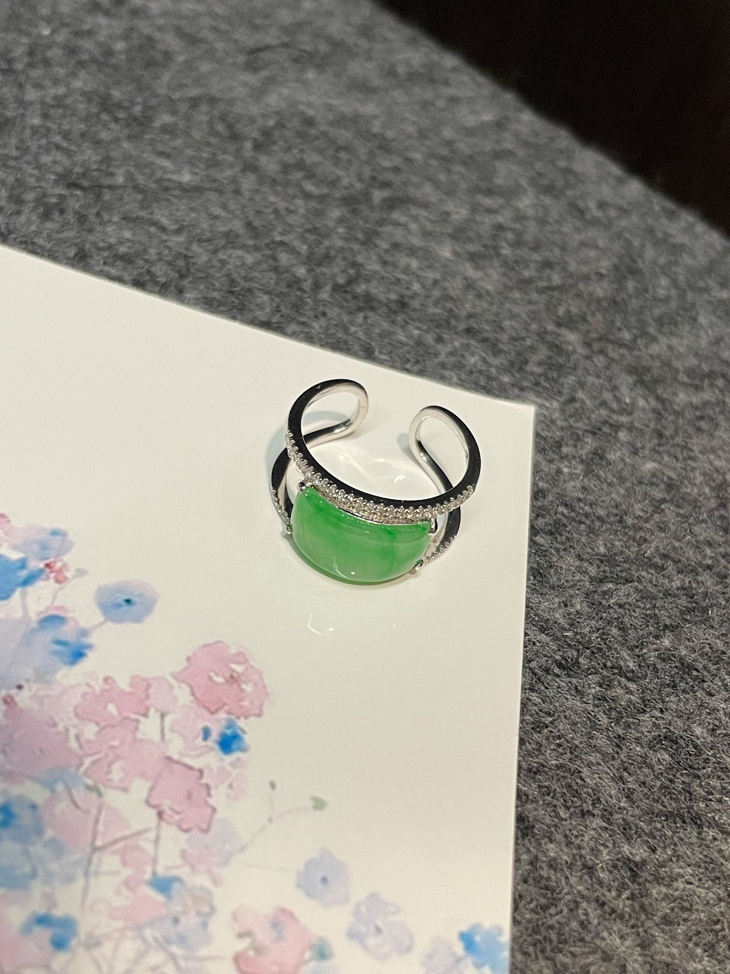 Green Jade Ring (NJR186)