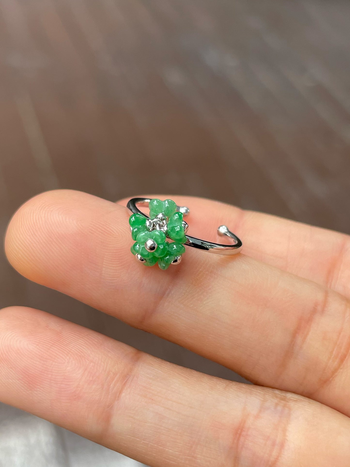 Green Jade Ring - Osmanthus (NJR190)