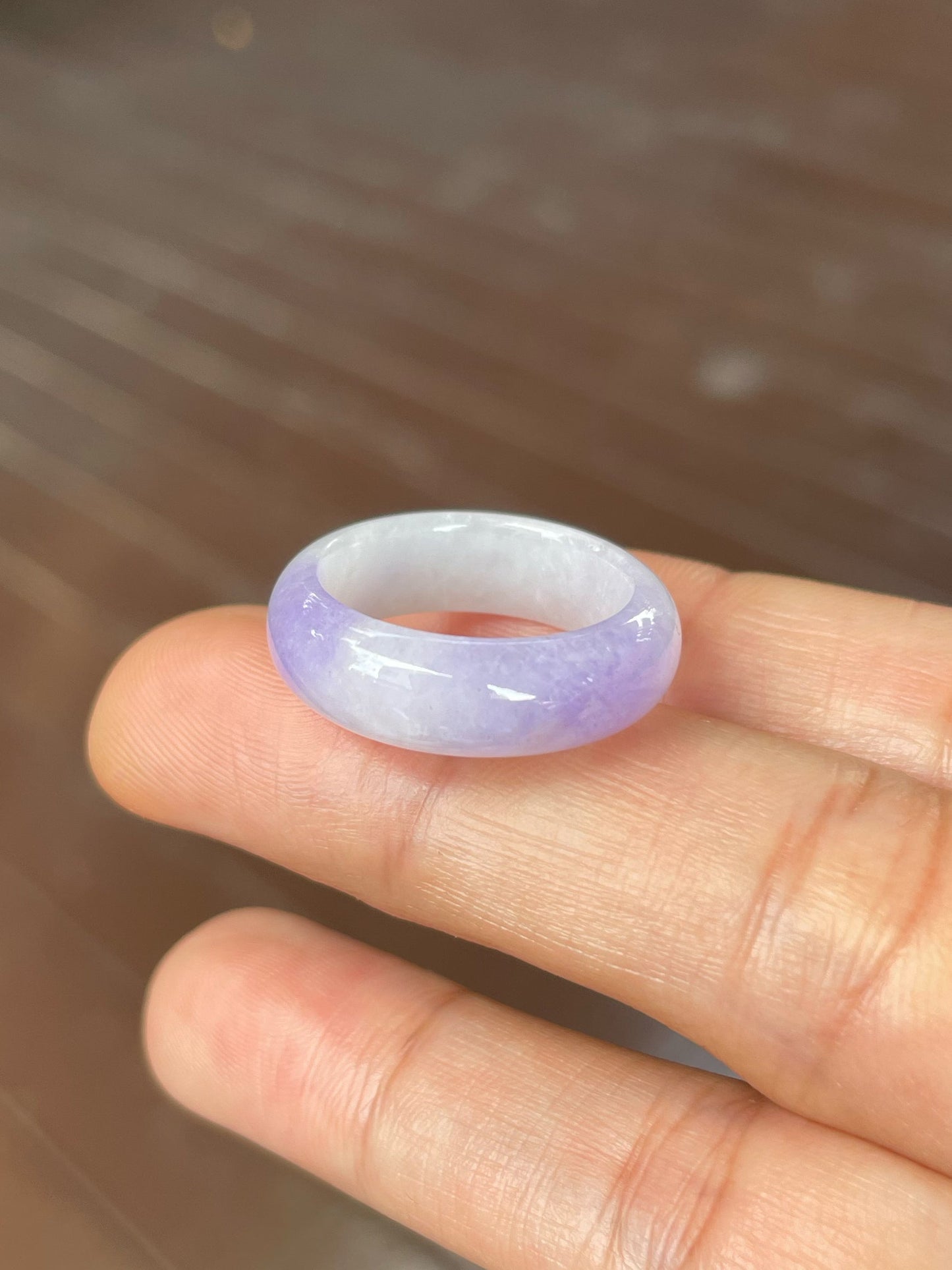 Lavender Jade Abacus Ring | HK 16 (NJR203)
