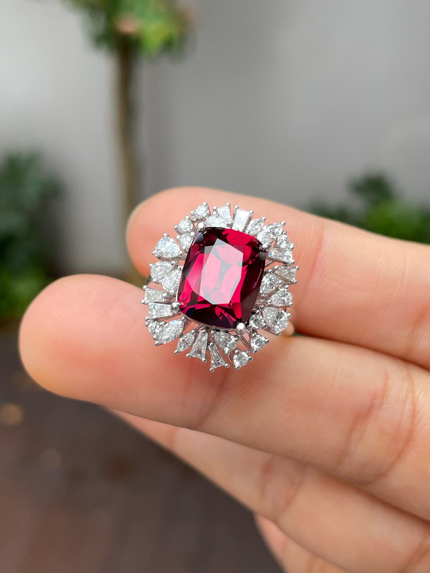 Unheated Red Spinel Ring - 5.18CT (NJR198)