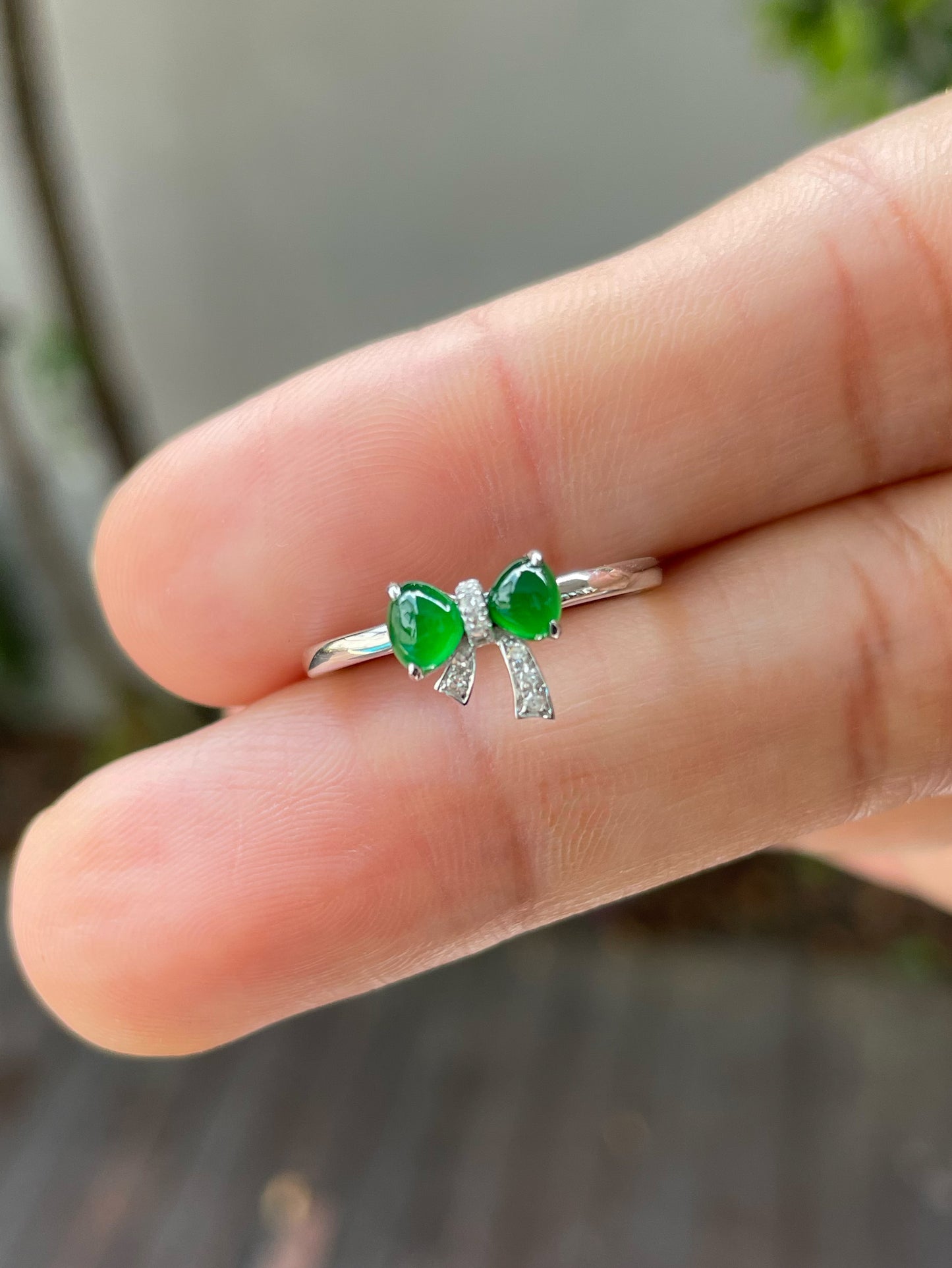 Green Jadeite Ring (NJR215)