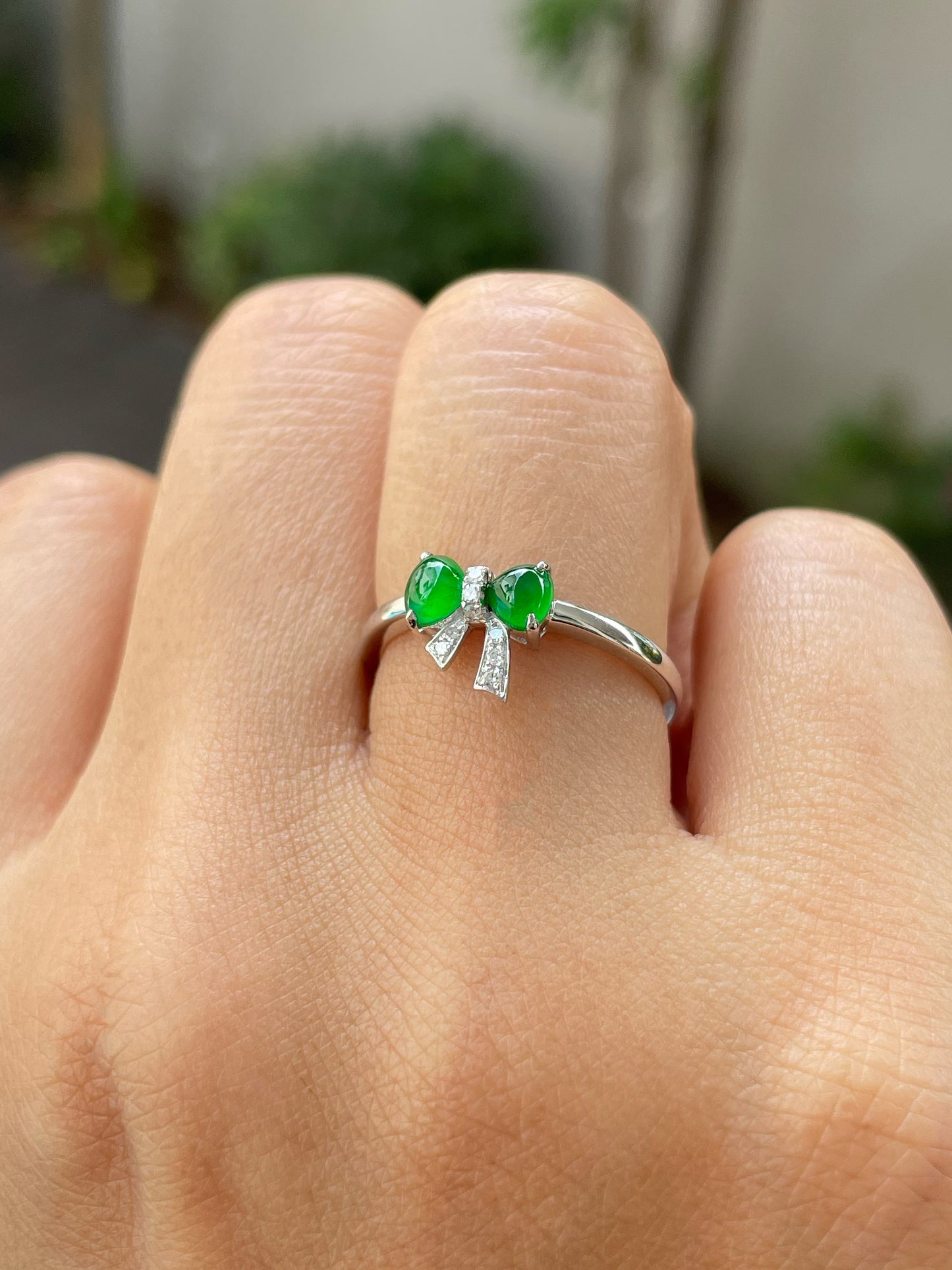 Green Jadeite Ring (NJR215)