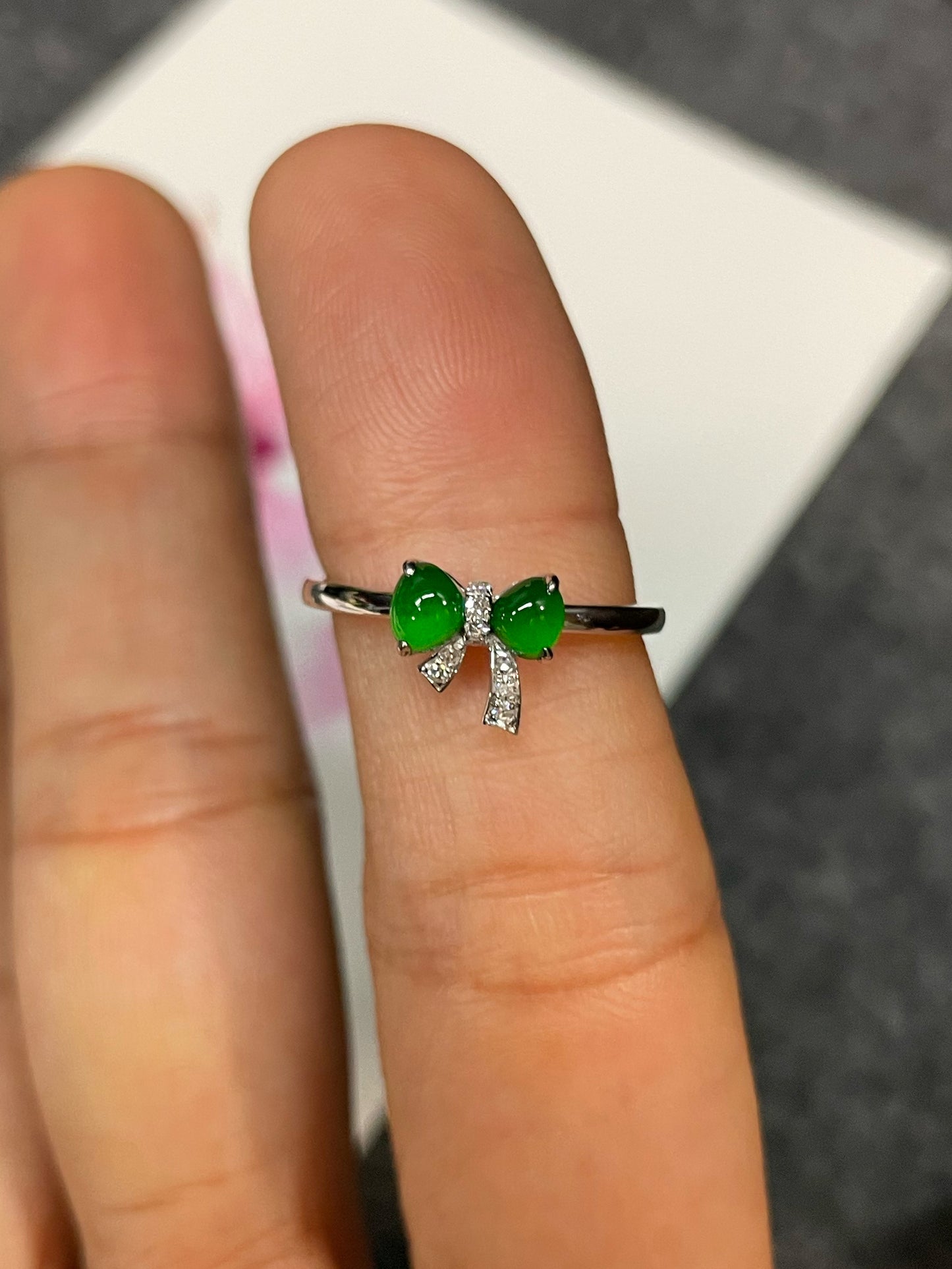 Green Jadeite Ring (NJR215)