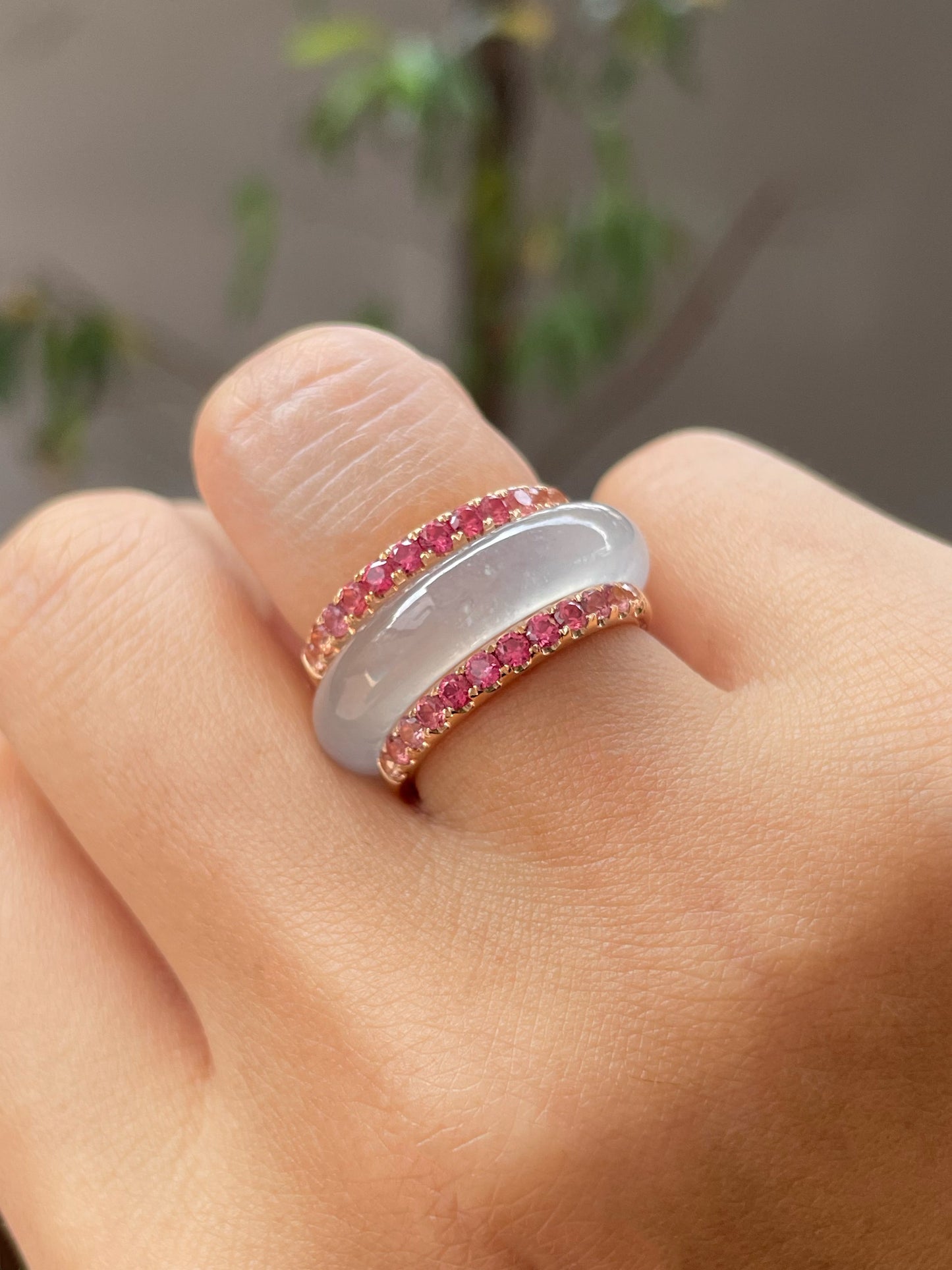 Padparadscha Sapphire Rings (NJR220)