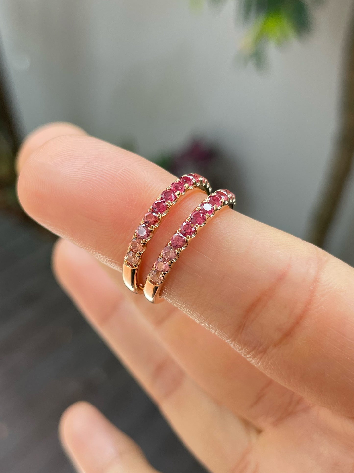 Padparadscha Sapphire Rings (NJR220)