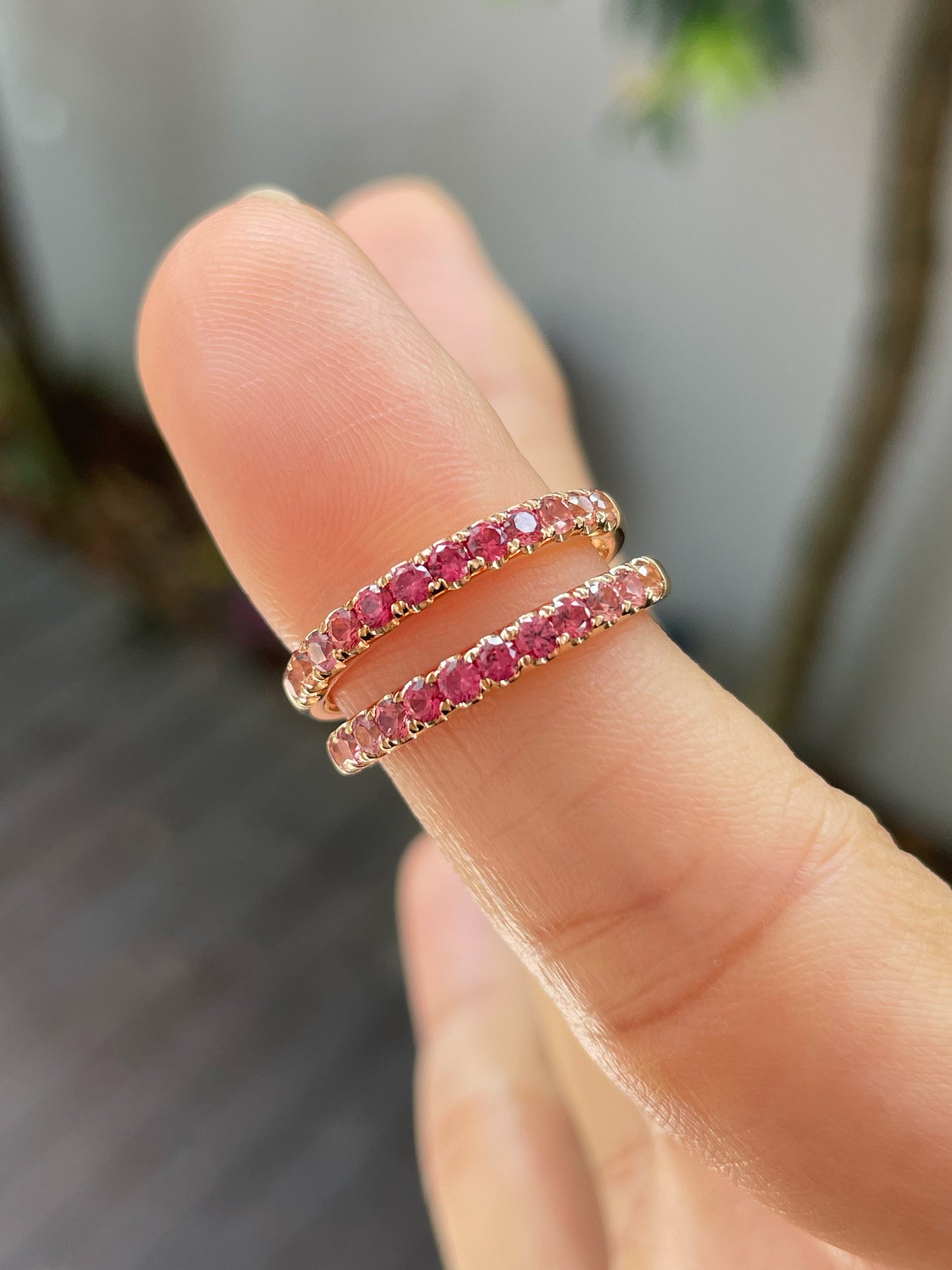 Padparadscha Sapphire Rings (NJR220)