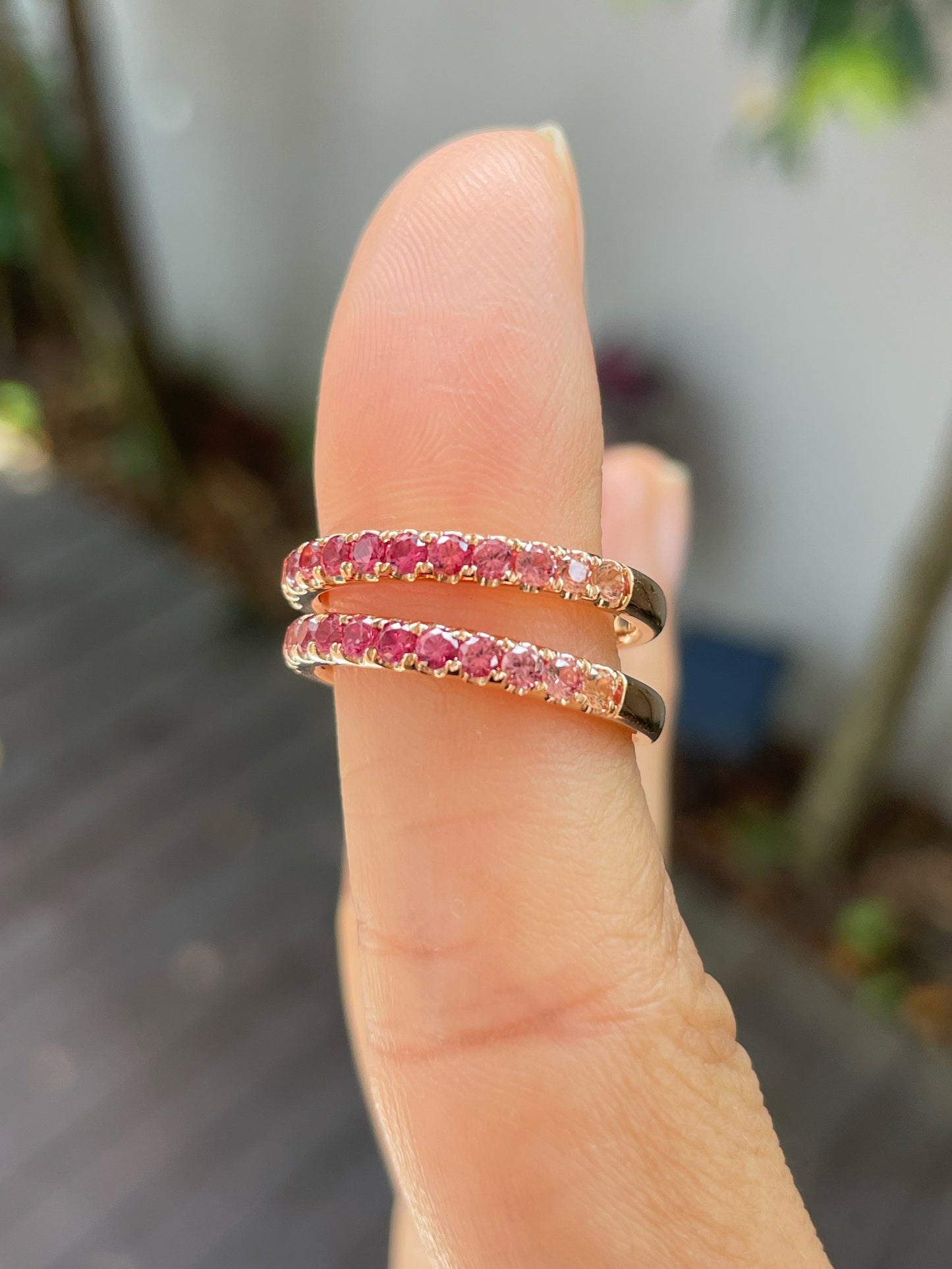 Padparadscha Sapphire Rings (NJR220)