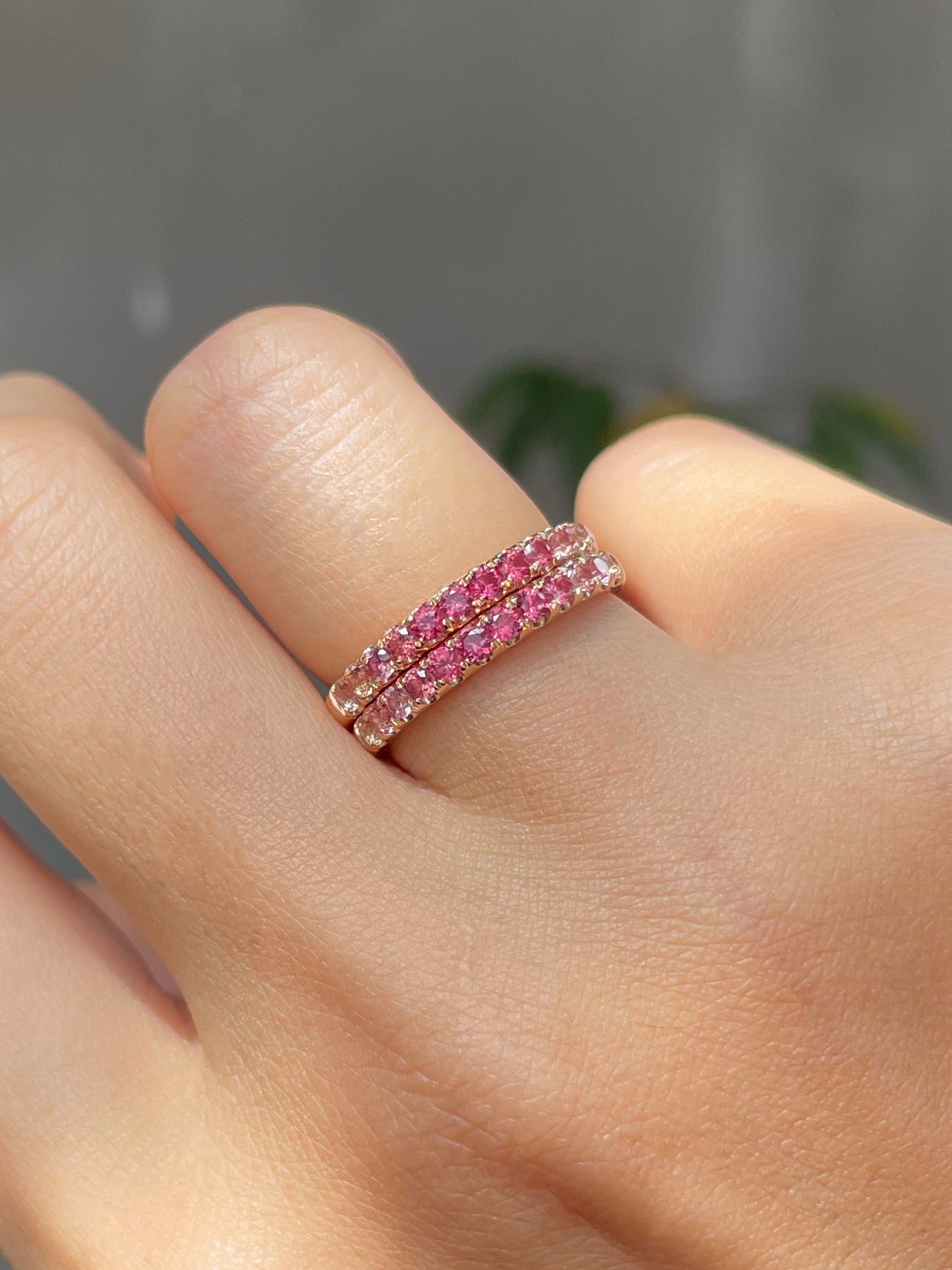 Padparadscha Sapphire Rings (NJR220)