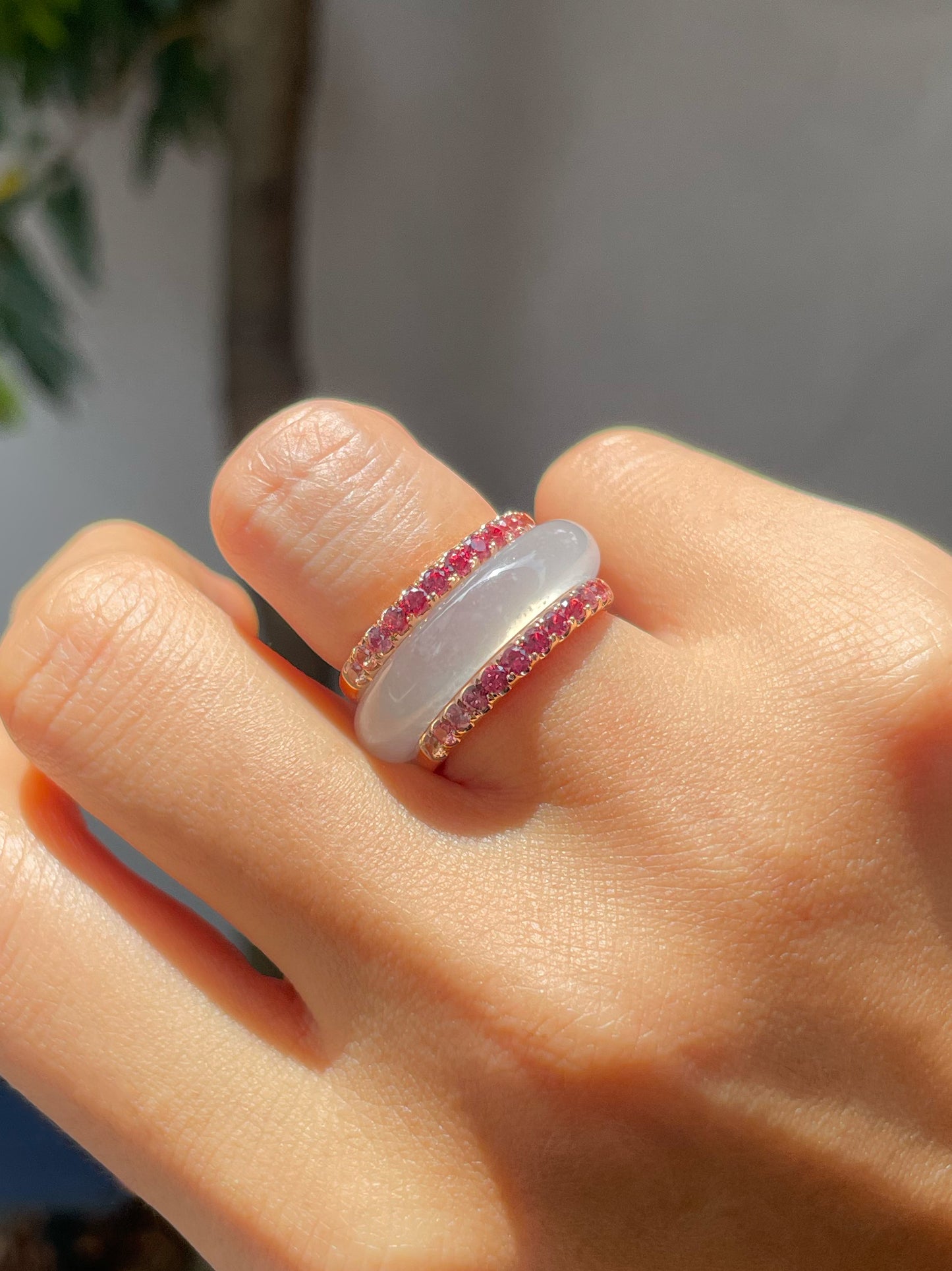 Padparadscha Sapphire Rings (NJR220)