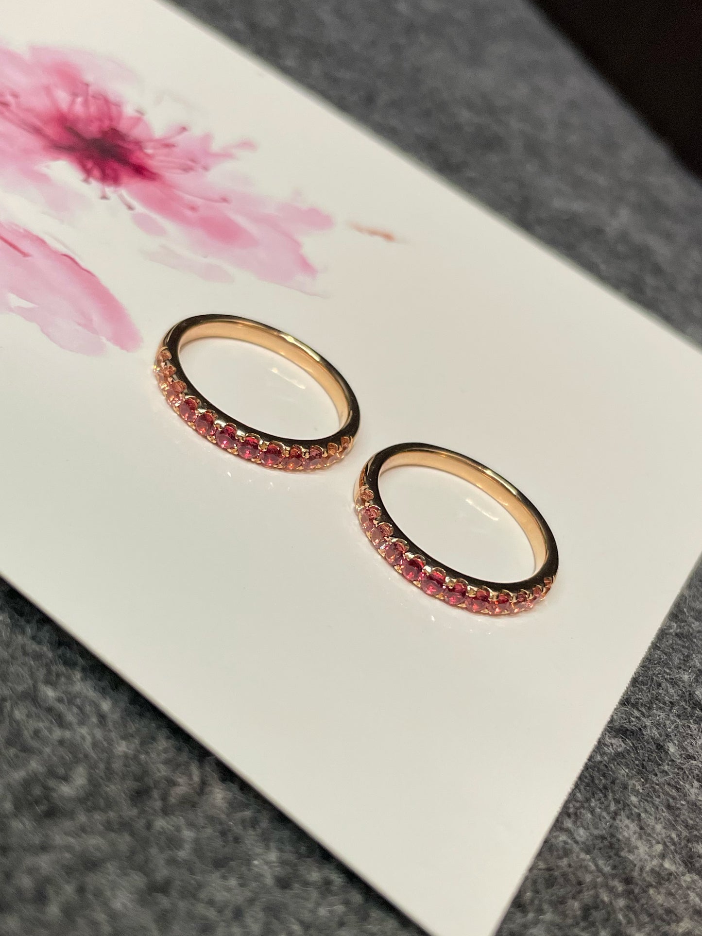 Padparadscha Sapphire Rings (NJR220)