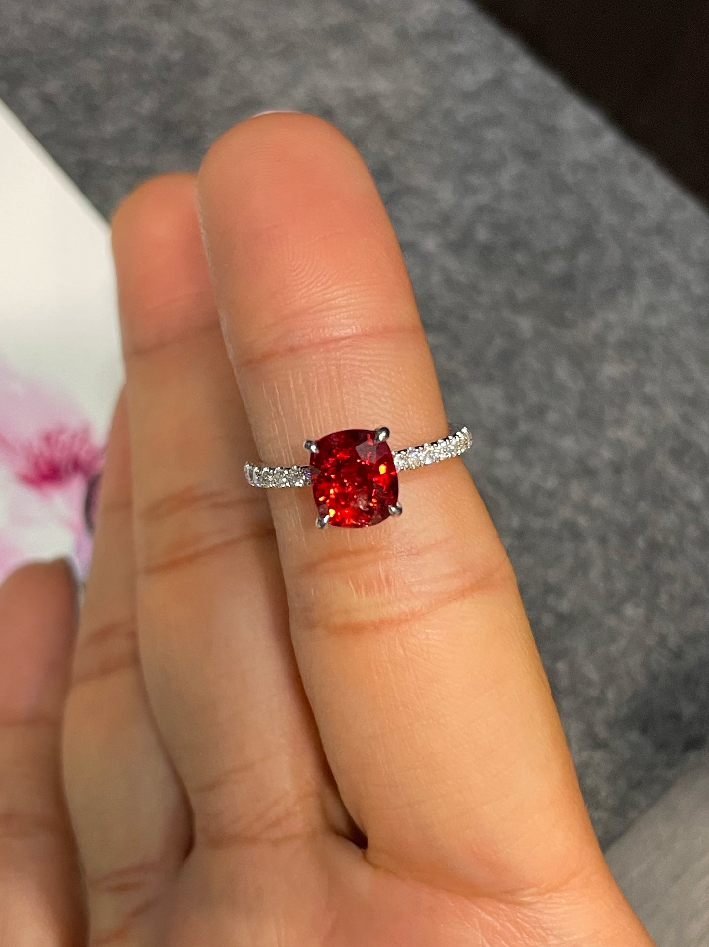 Unheated Red Spinel Ring - 2.01CT (NJR235)