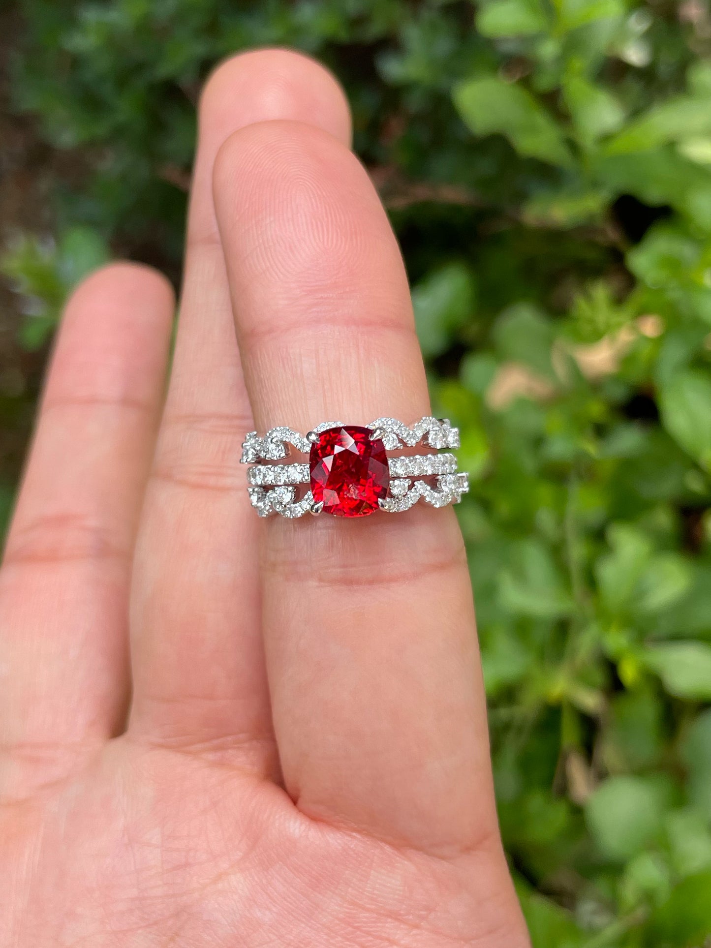 Unheated Red Spinel Ring - 2.01CT (NJR235)
