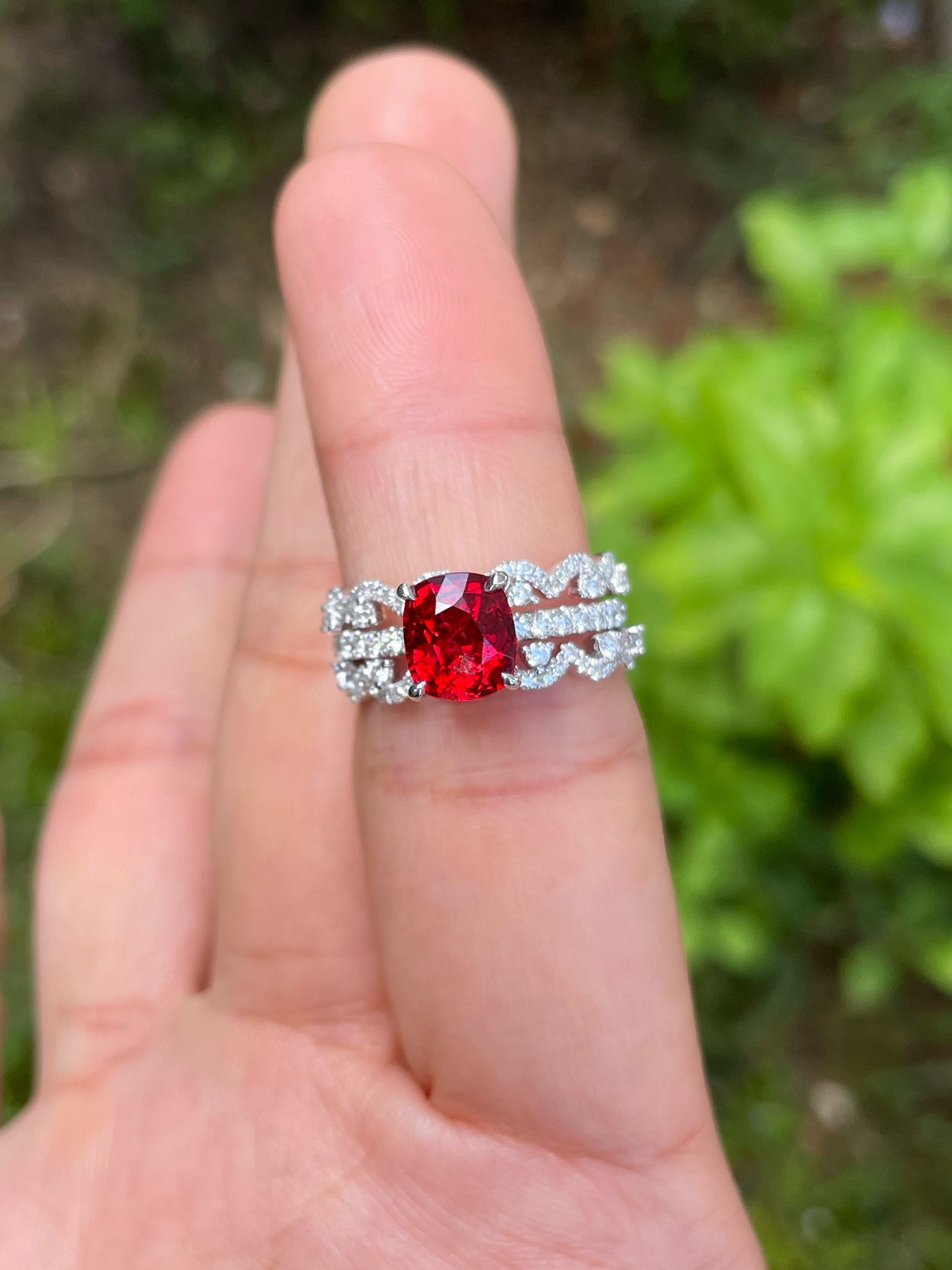Unheated Red Spinel Ring - 2.01CT (NJR235)