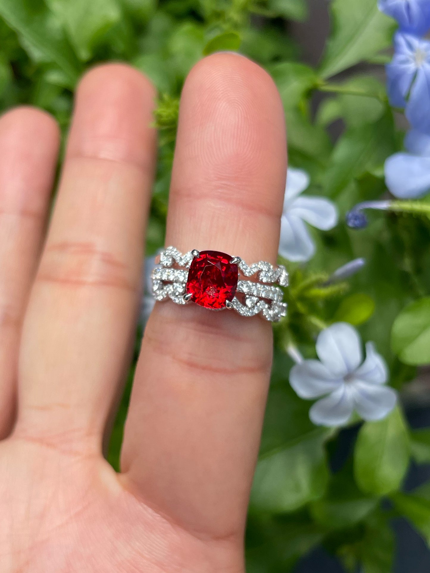Unheated Red Spinel Ring - 2.01CT (NJR235)