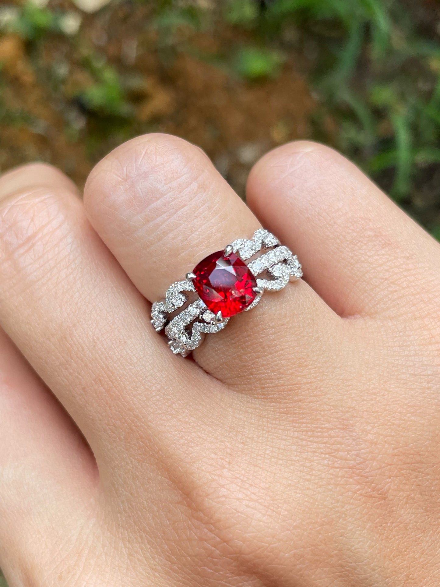 Unheated Red Spinel Ring - 2.01CT (NJR235)
