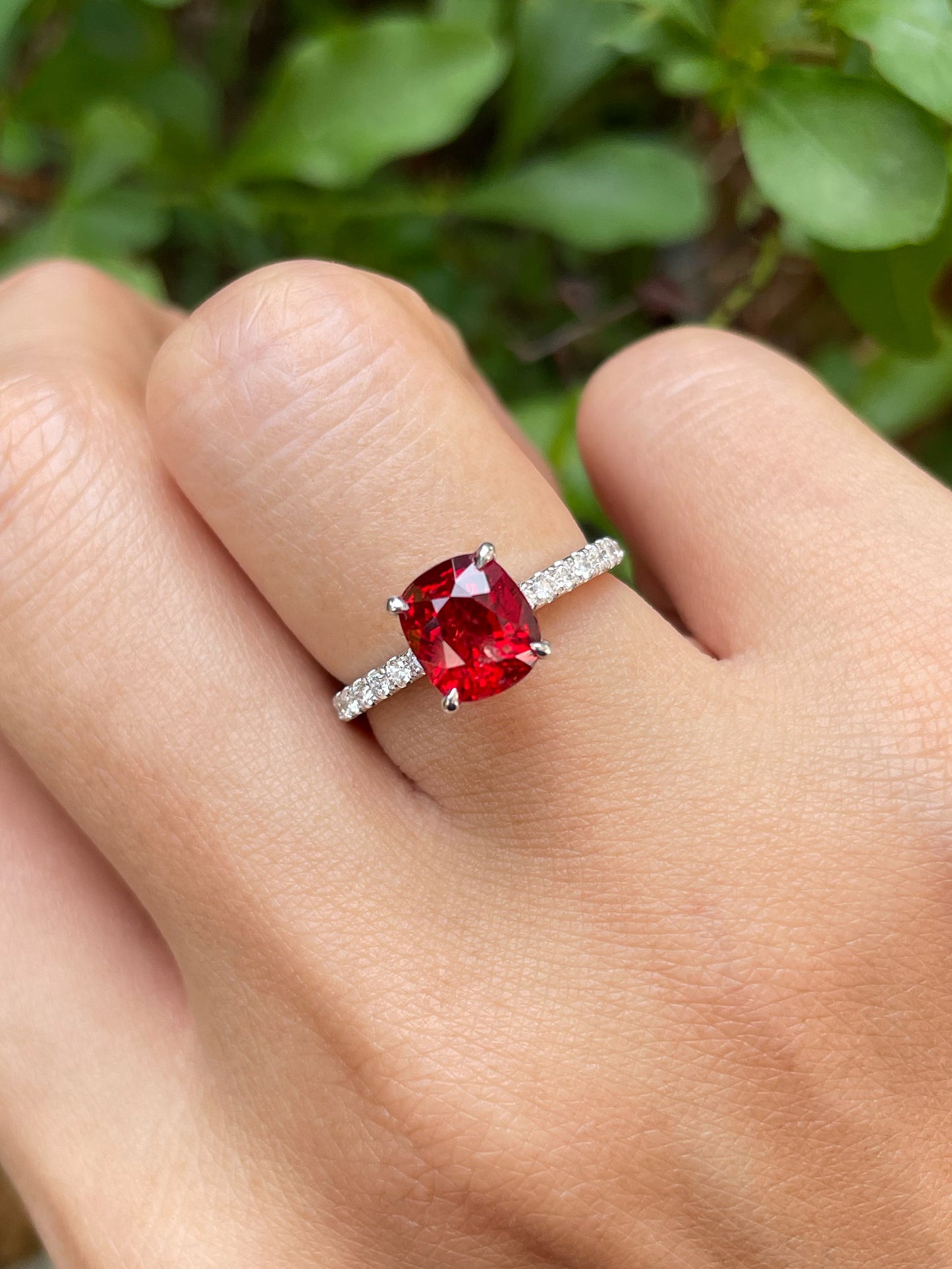 Unheated Red Spinel Ring - 2.01CT (NJR235)