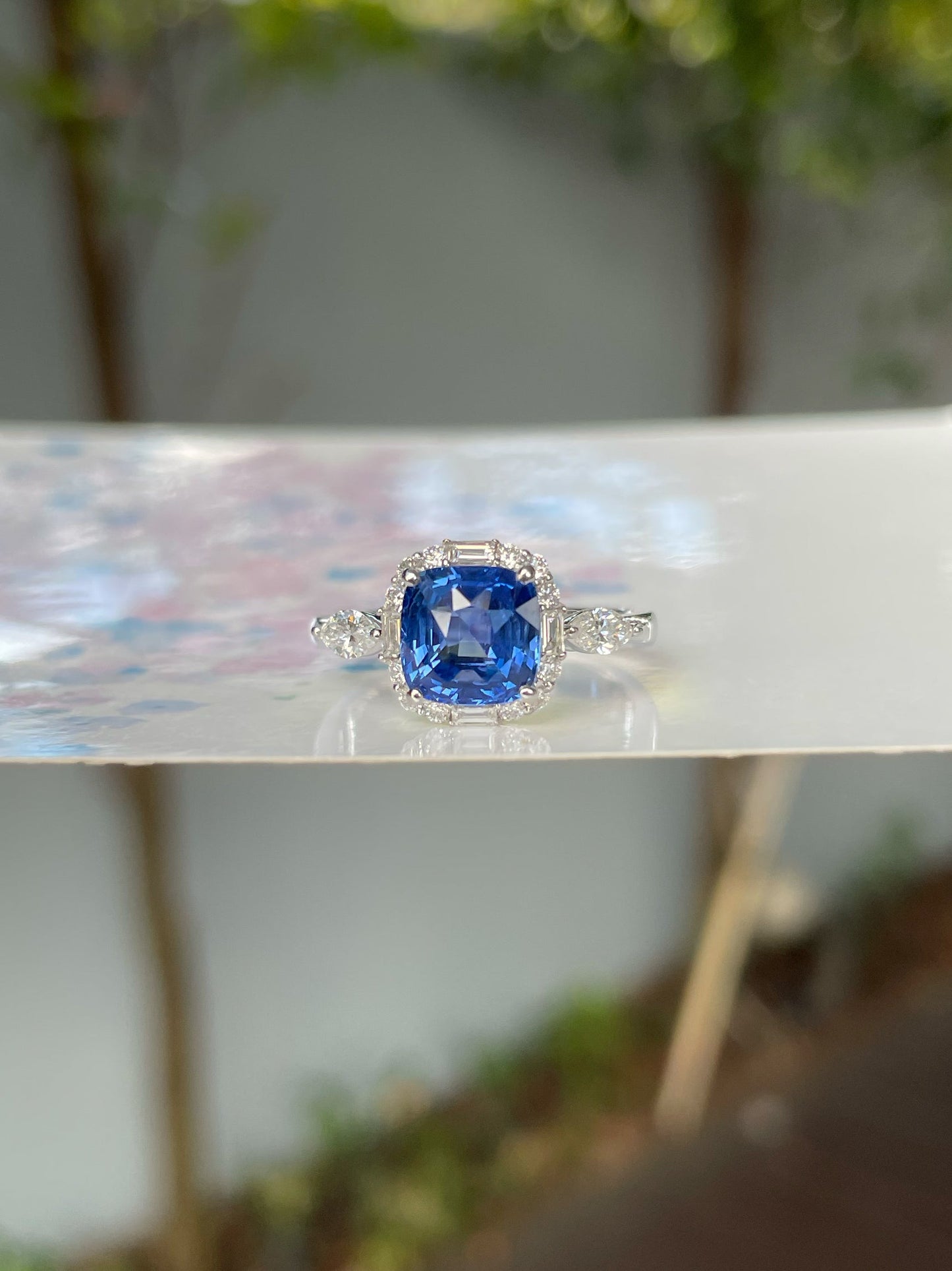 Unheated Blue Sapphire Ring - 2.09CT (NJR250)