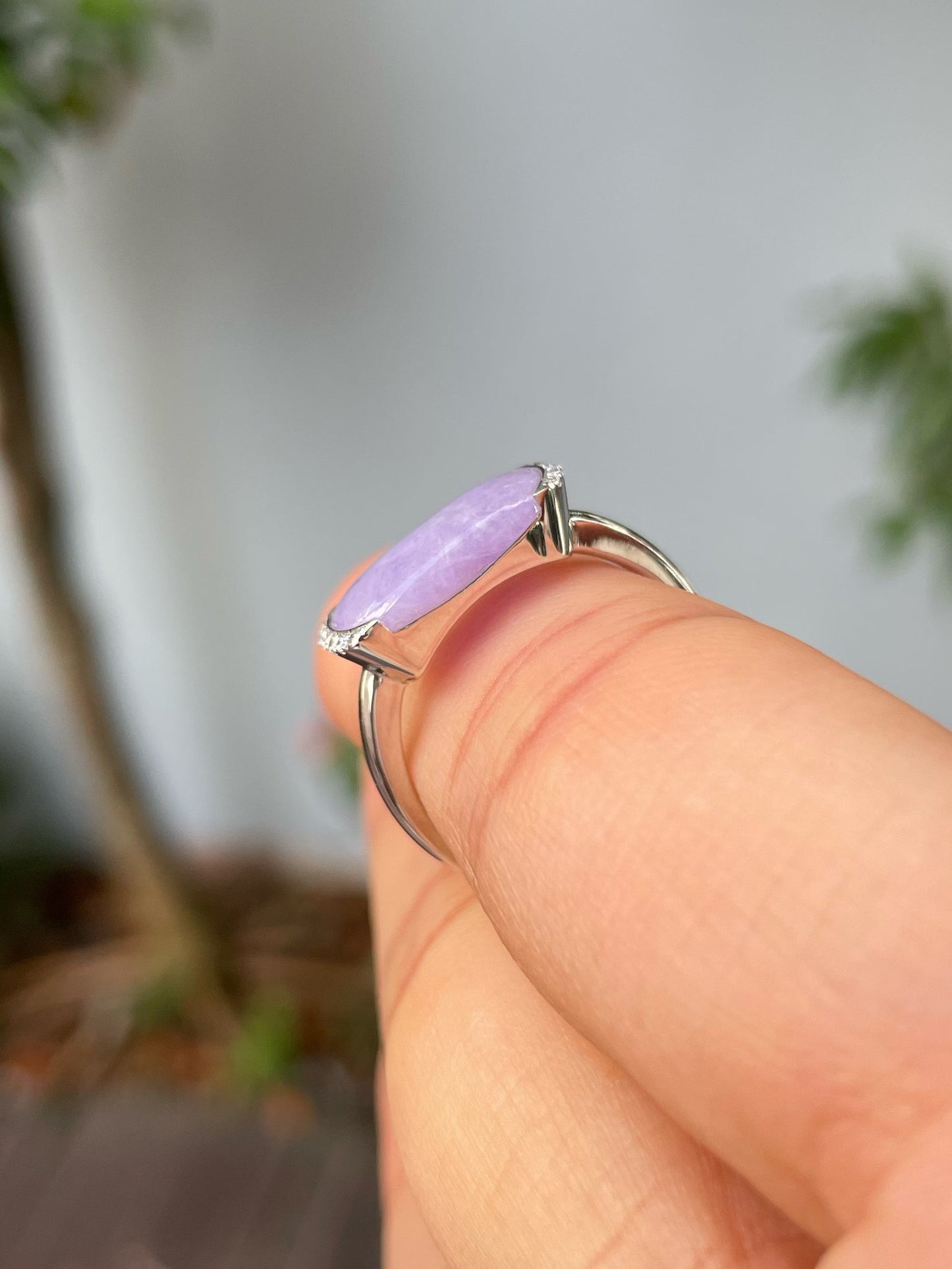 Lavender Jadeite Ring (NJR247)