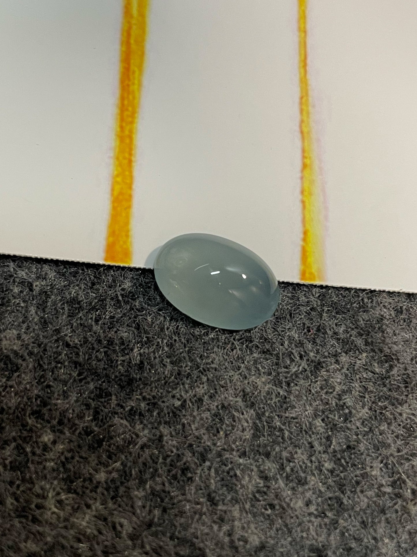 Icy Blue Jadeite Cabochon (NJR256)
