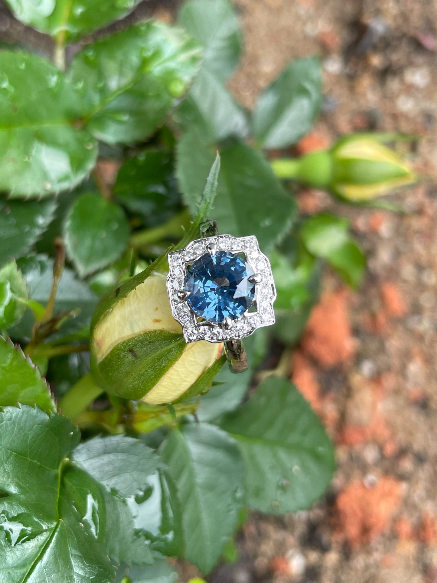 Unheated Blue Spinel Ring - 2.1CT (NJR278)