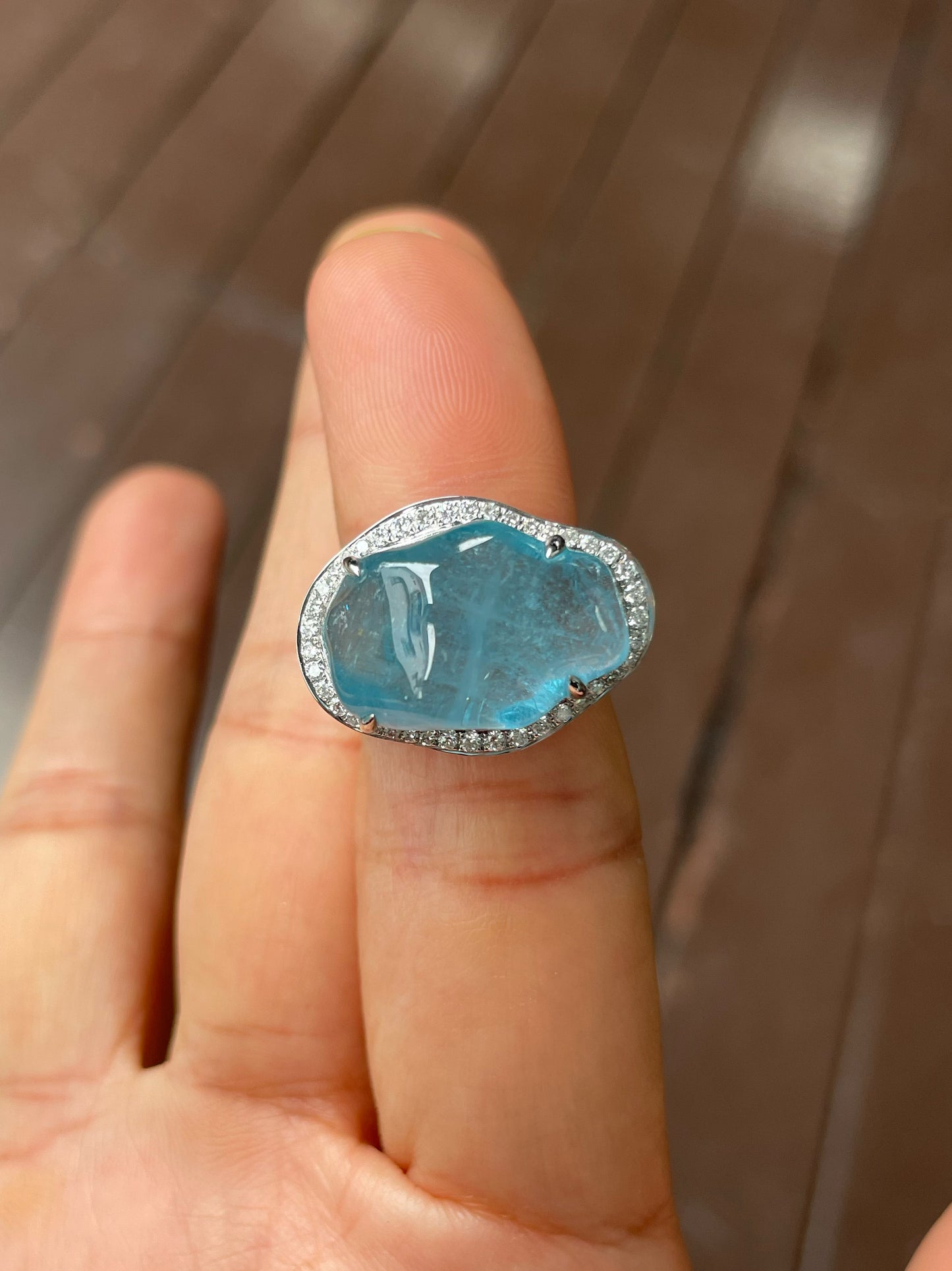 Aquamarine Ring - 15CT (NJR294)